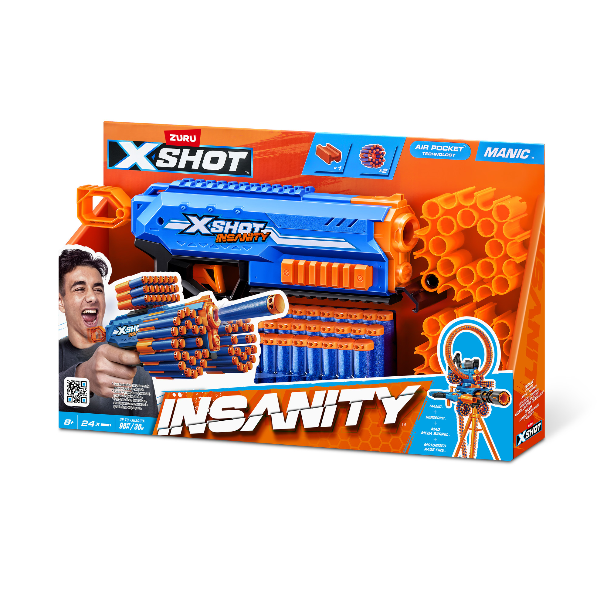 XSHOT Insanity - Manic, Dartblaster