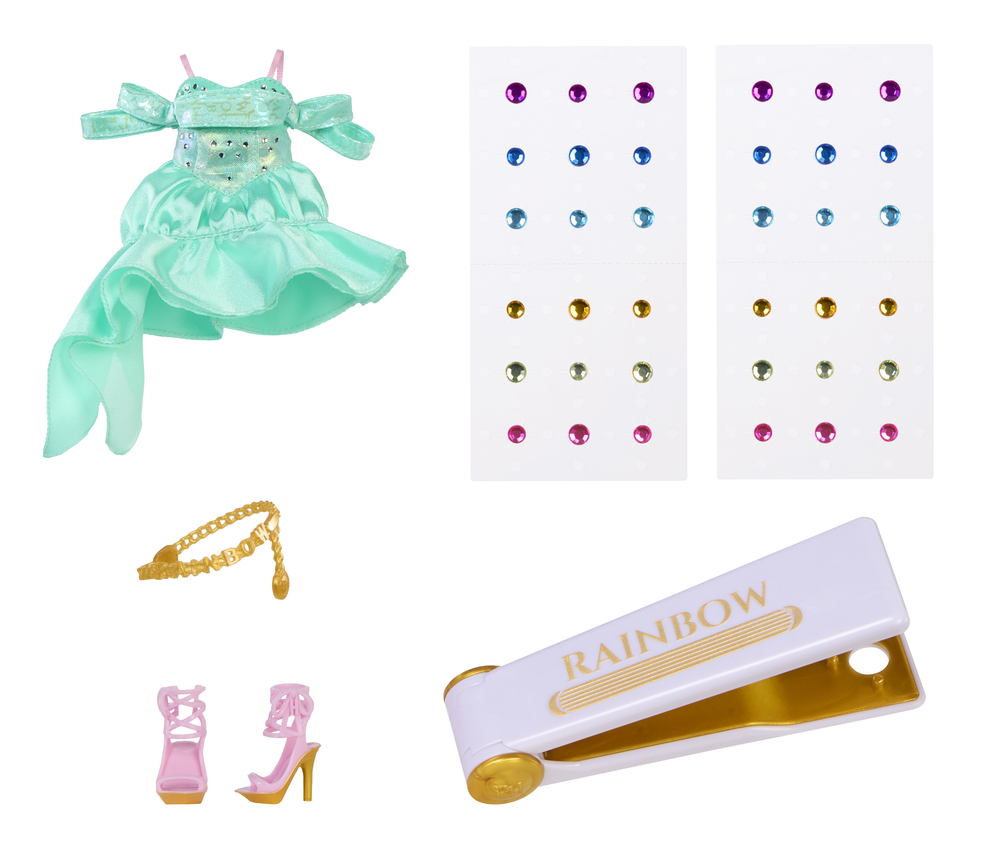 Rainbow High Be Dazzling Fashion Dolls - Celine Turquoise, Puppe