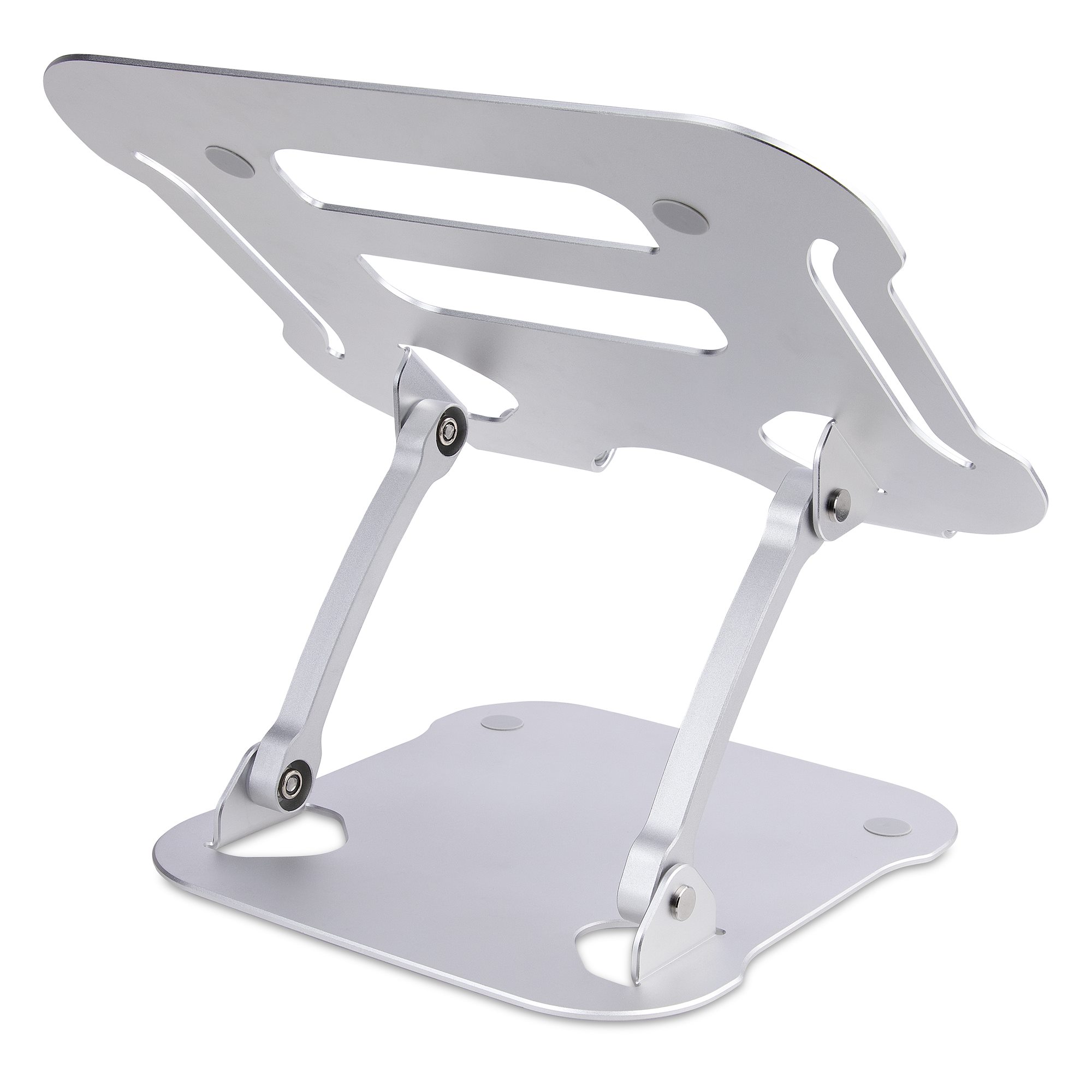 STARTECH.COM Tisch Laptopständer - Laptoperhöhung aus Aluminium Mobil - Tragkraft 10kg - Laptophalterung Höhenverstellbar