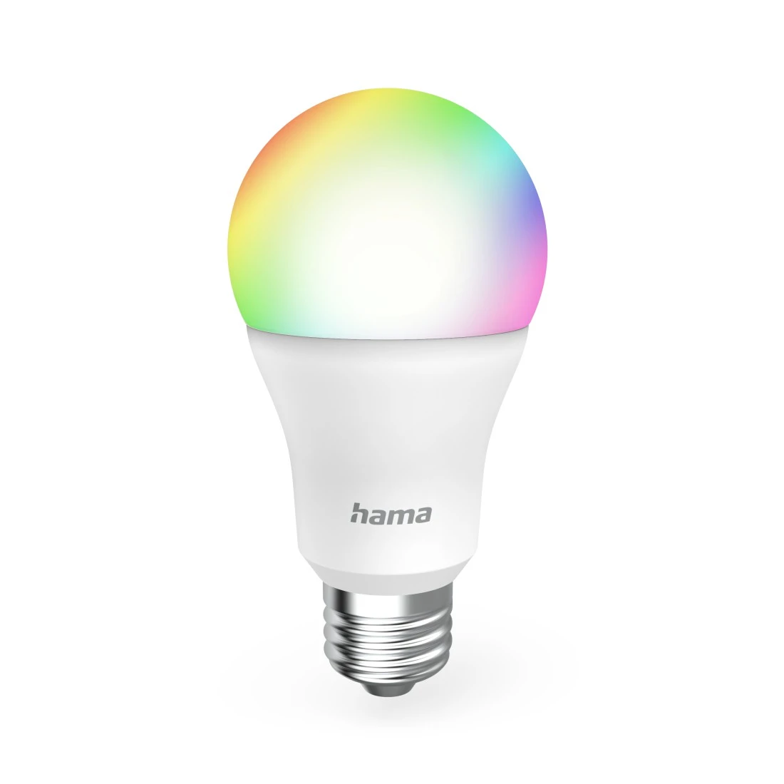 hama LED-Lampe Smarte WLAN E27 9 W für Sprach-/App-Steuerung, 1 St.