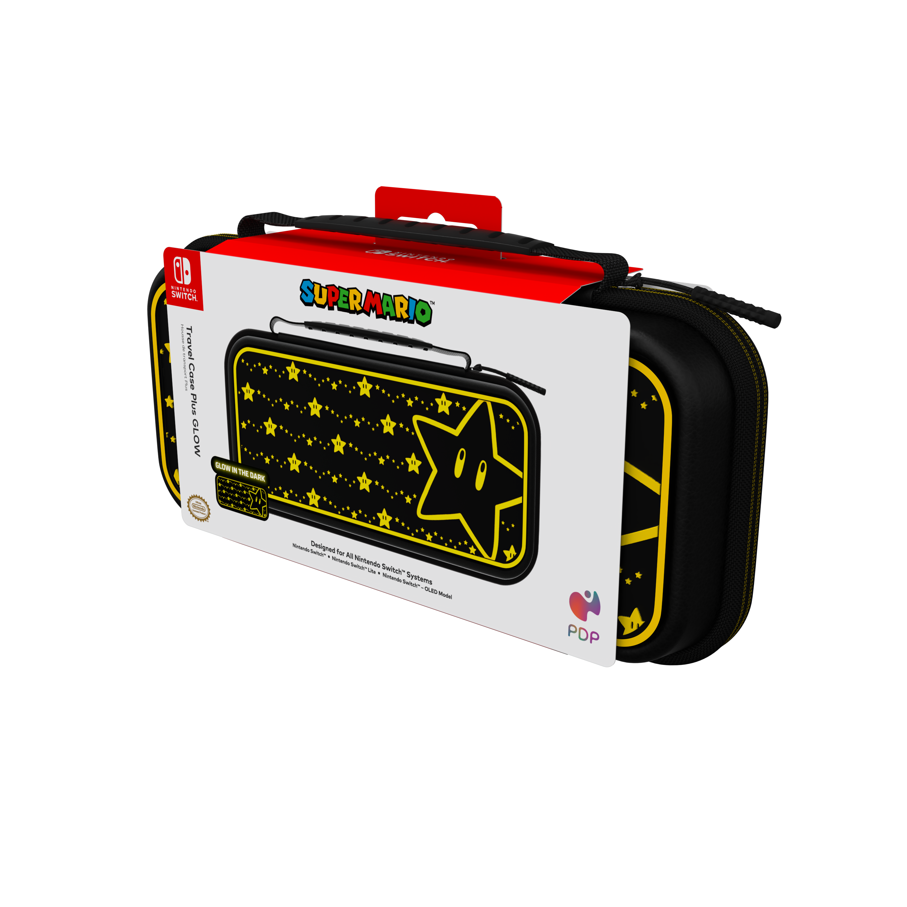 PDP Tasche Travel Case Plus-Super Star GlowintheDark Switch
