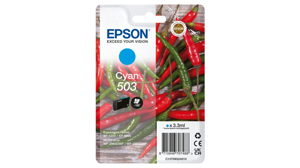 EPSON 503/T09Q24 (Peperoni) cyan Druckerpatrone
