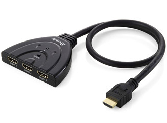 Equip Switch HDMI 3-In/1-Out 1920x1080/60Hz 7.5Gbps