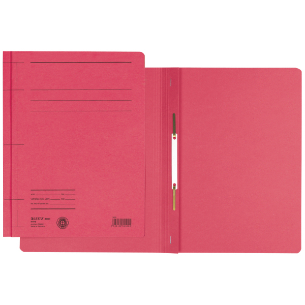 LEITZ Schnellhefter 3000 Karton rot DIN A4, 25 St.