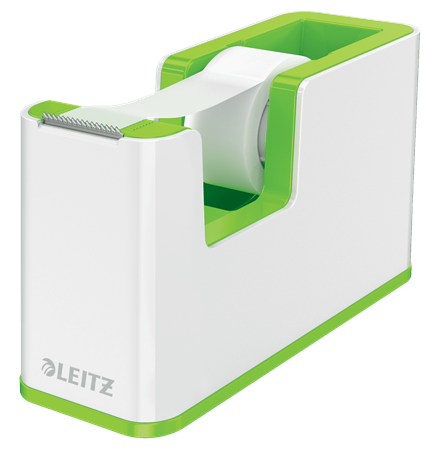 LEITZ Tischabroller WOW Duo Colour perlweiß/grün
