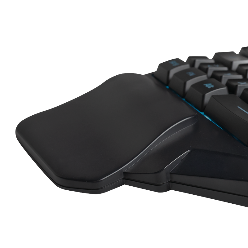 Logilink Einhand-Gaming Tastatur, beleuchtet, schwarz