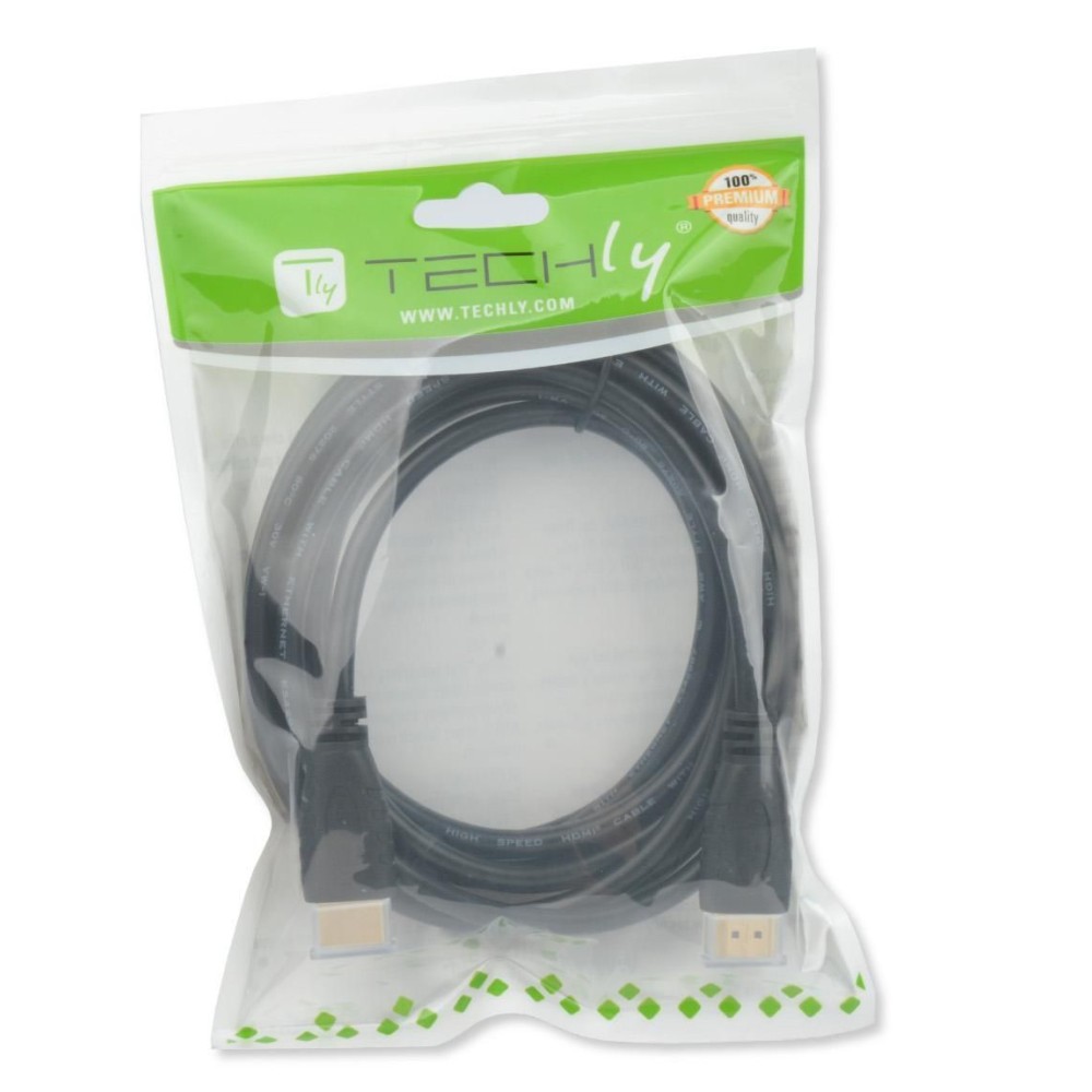 Techly HDMI Kabel 2.0 High Speed with Ethernet schwarz 6m