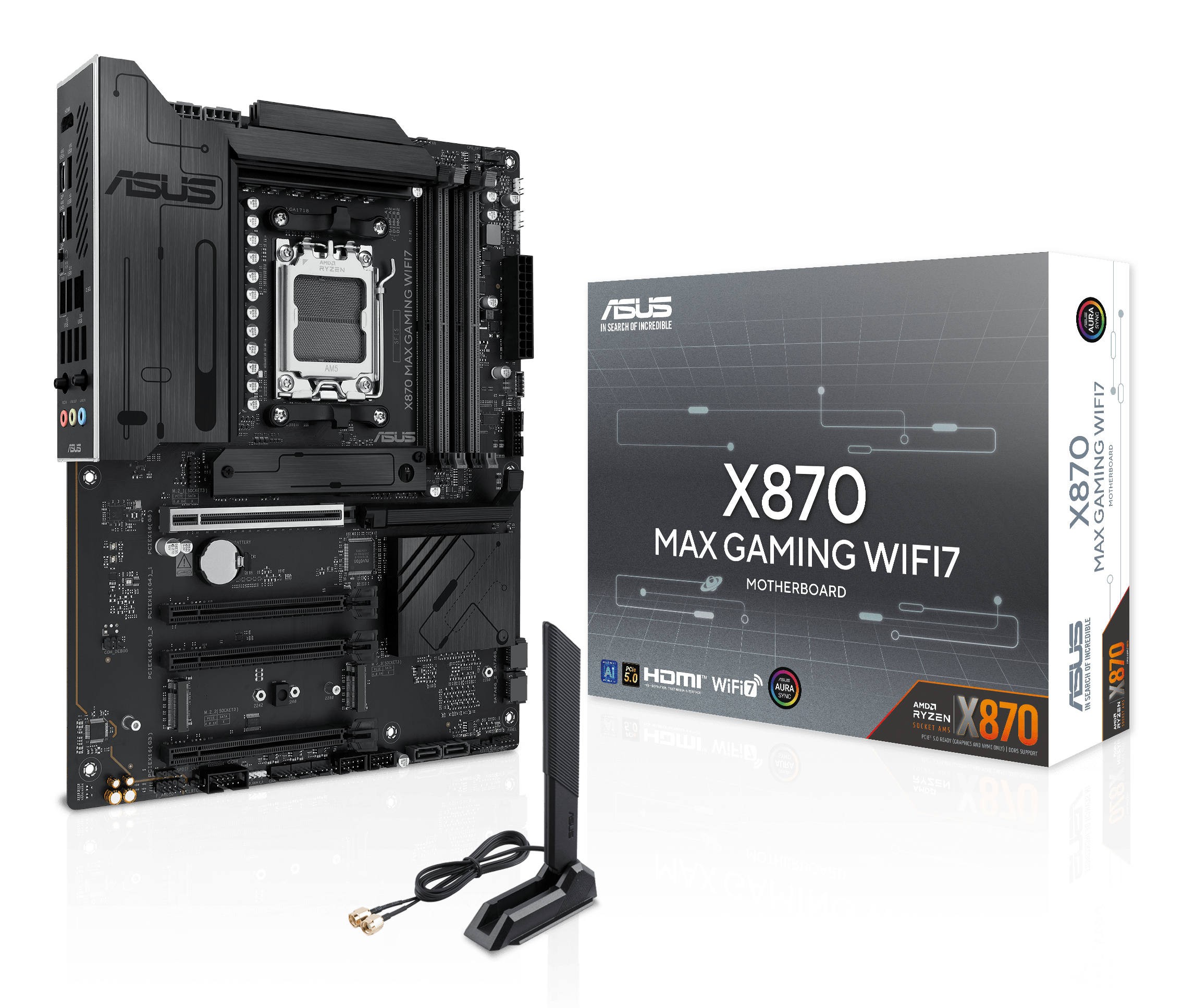 ASUS X870 MAX GAMING WIFI7 AM5 MB 4xDDR5