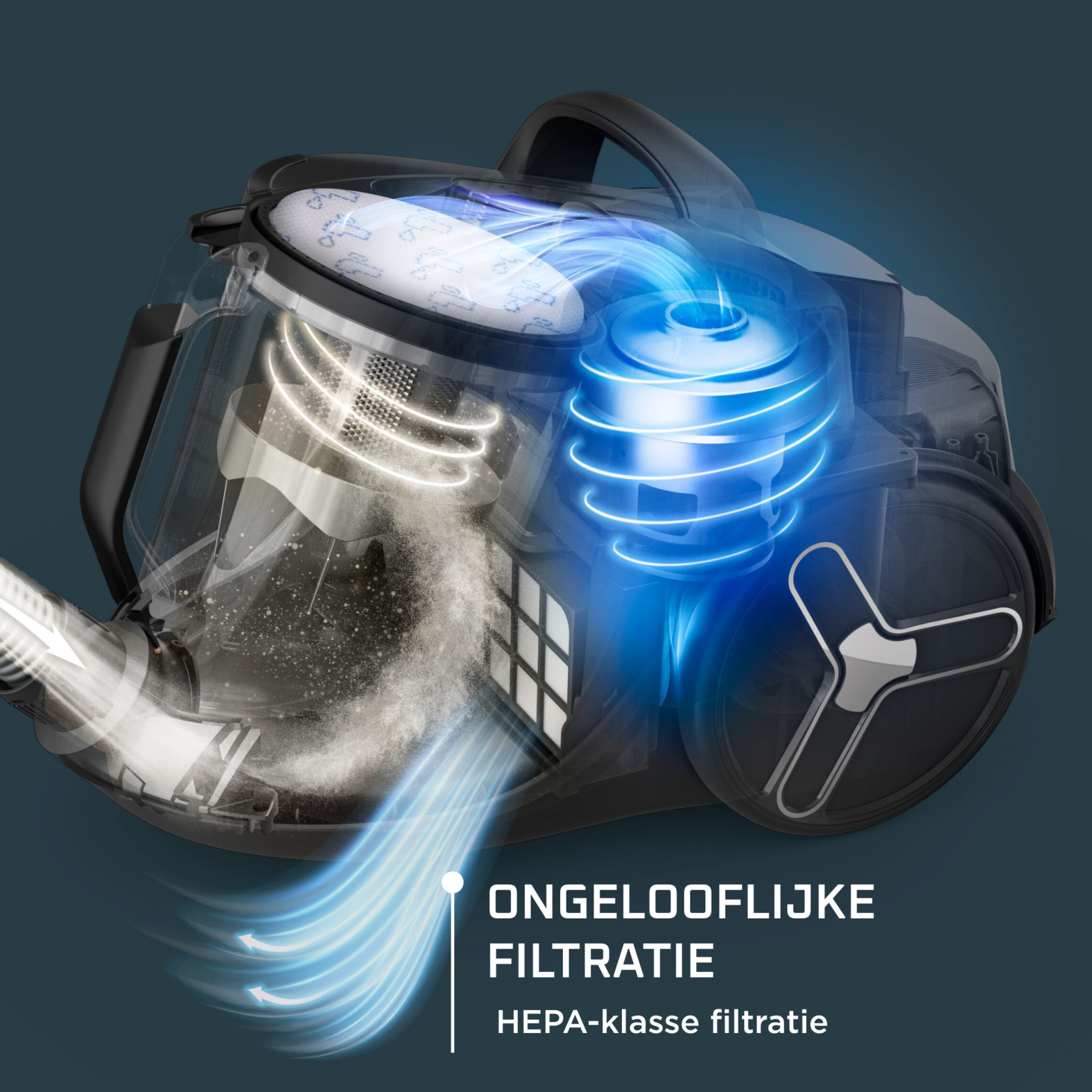 Green Force Cyclonic Effitech RO7C36, Bodenstaubsauger