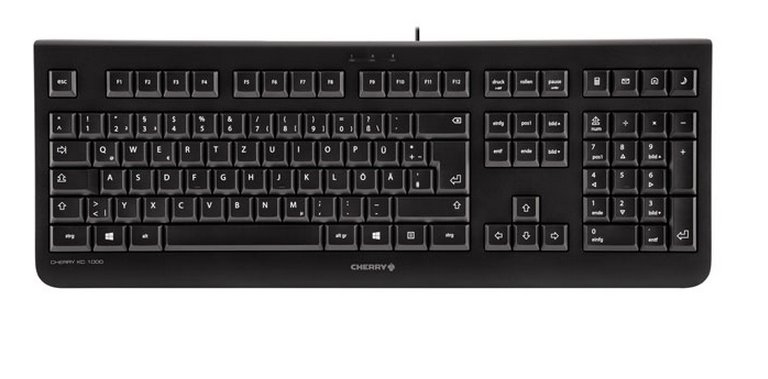CHERRY KC 1000 BLACK KEYBOARD USB SPANISH
