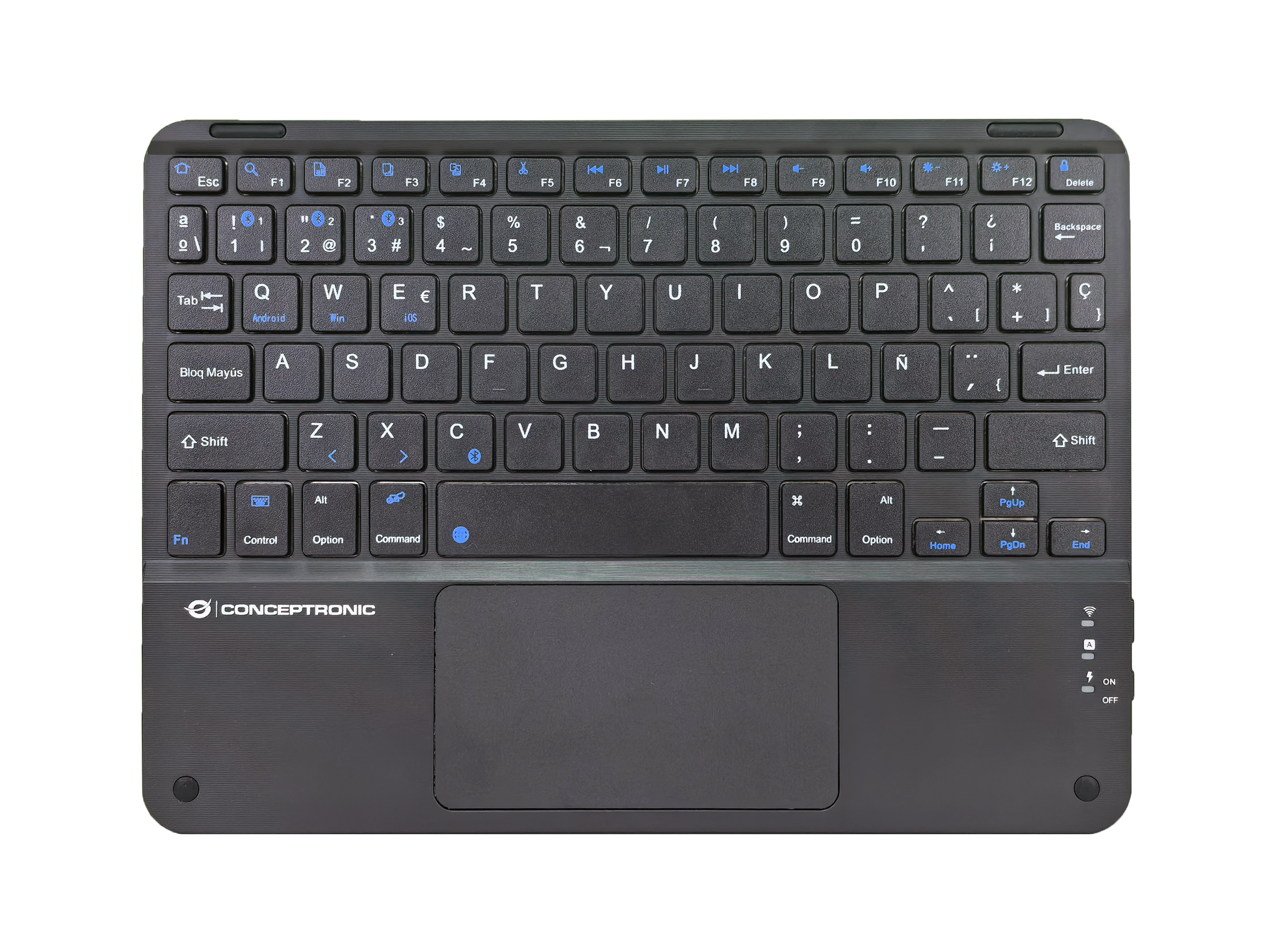CONCEPTRONIC 10 Wireless Tastatur BT5.4 Layout ES schwarz