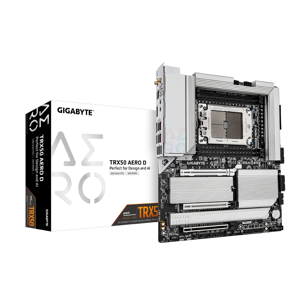 GIGABYTE TRX50 AERO D TR5 4xDDR5 8xSATA 4xM.2