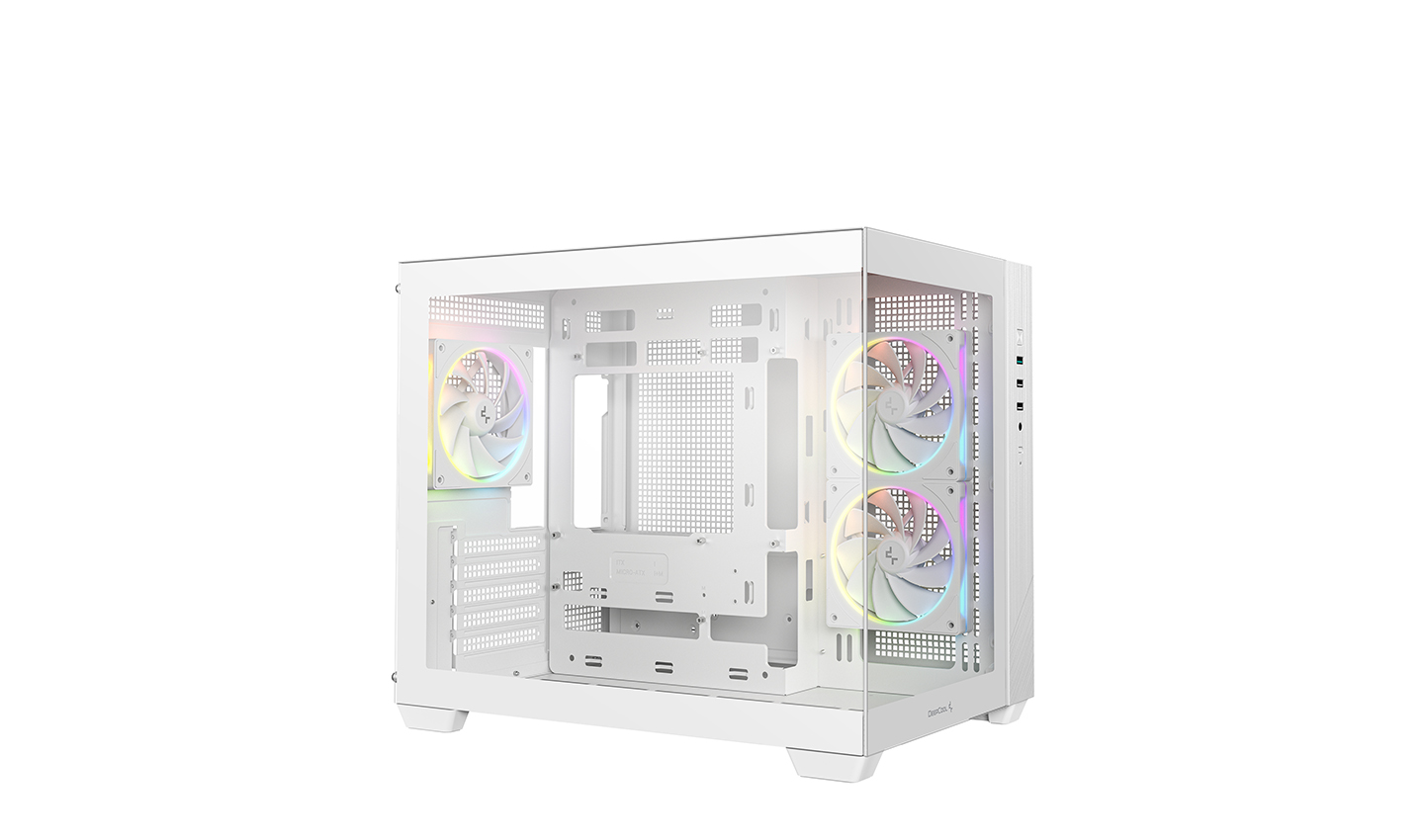 DeepCool CG330 3F WH, Tower-Gehäuse