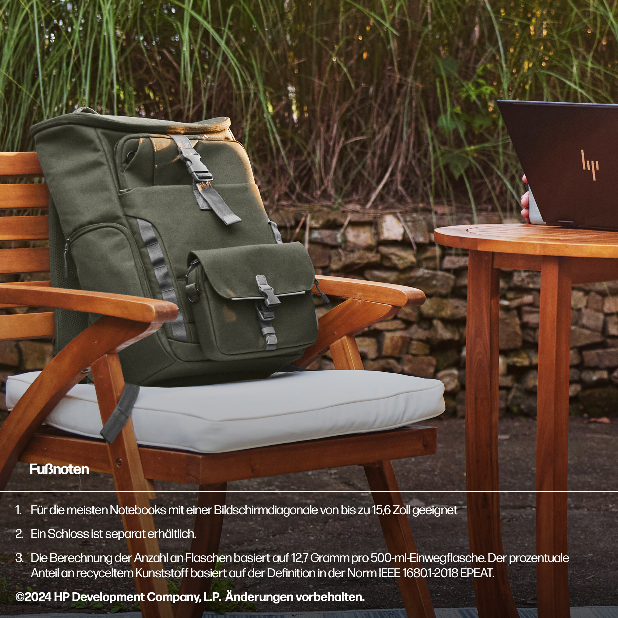 HP 39,62cm 15,6Zoll Modular Laptop Backpack (P)