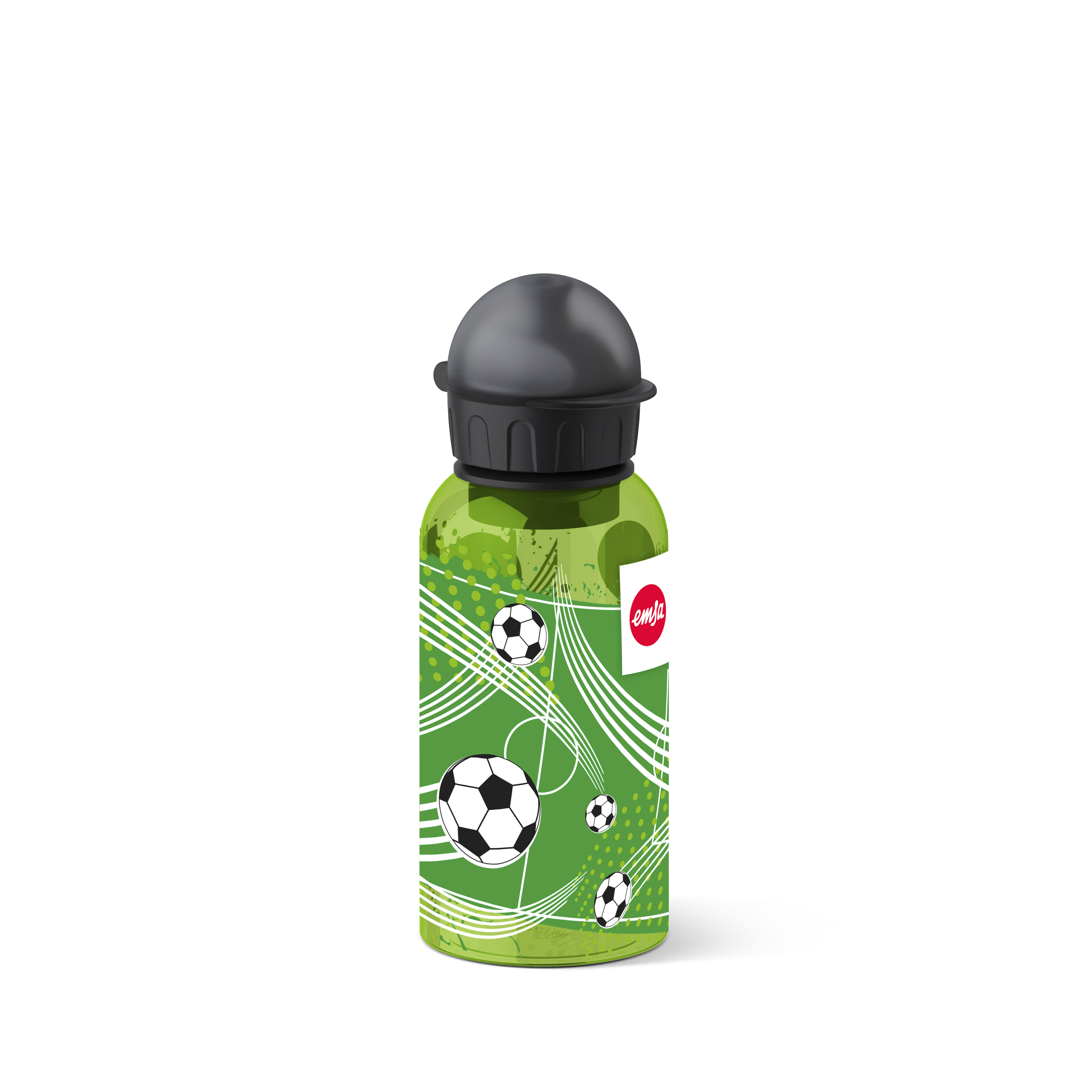 emsa Kinder Trinkflasche & Lunchbox Fußball transparent, 1 Set