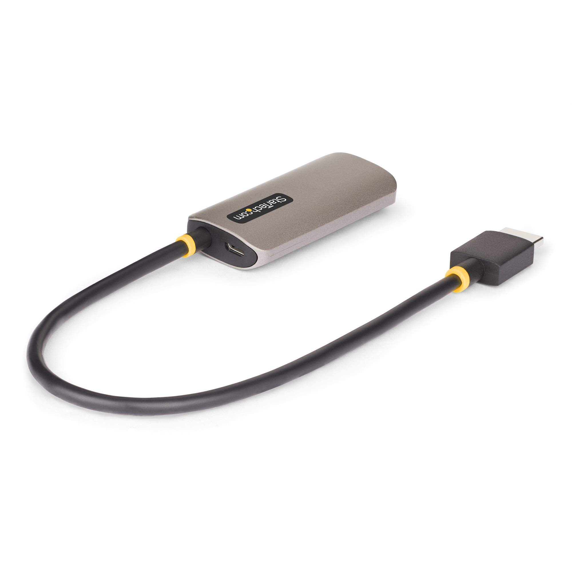 STARTECH.COM 30cm HDMI auf DisplayPort Adapterkabel 8K 60Hz Aktives HDMI 2.1 zu DP 1.4 Adapter USB Betrieben HDMI zu DP