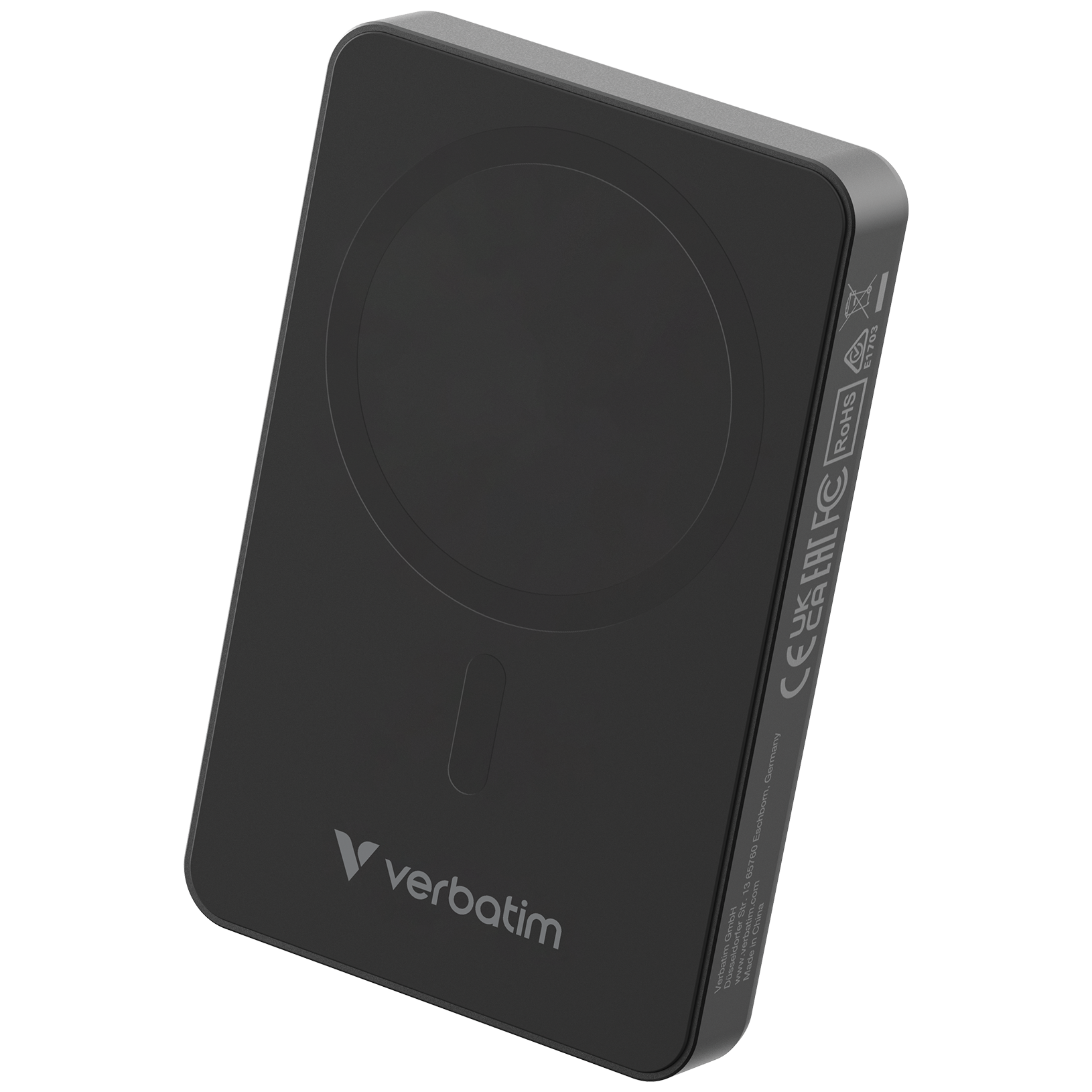 Verbatim Charge n Go Essentials 10000 mAh Kabelloses Aufladen Schwarz