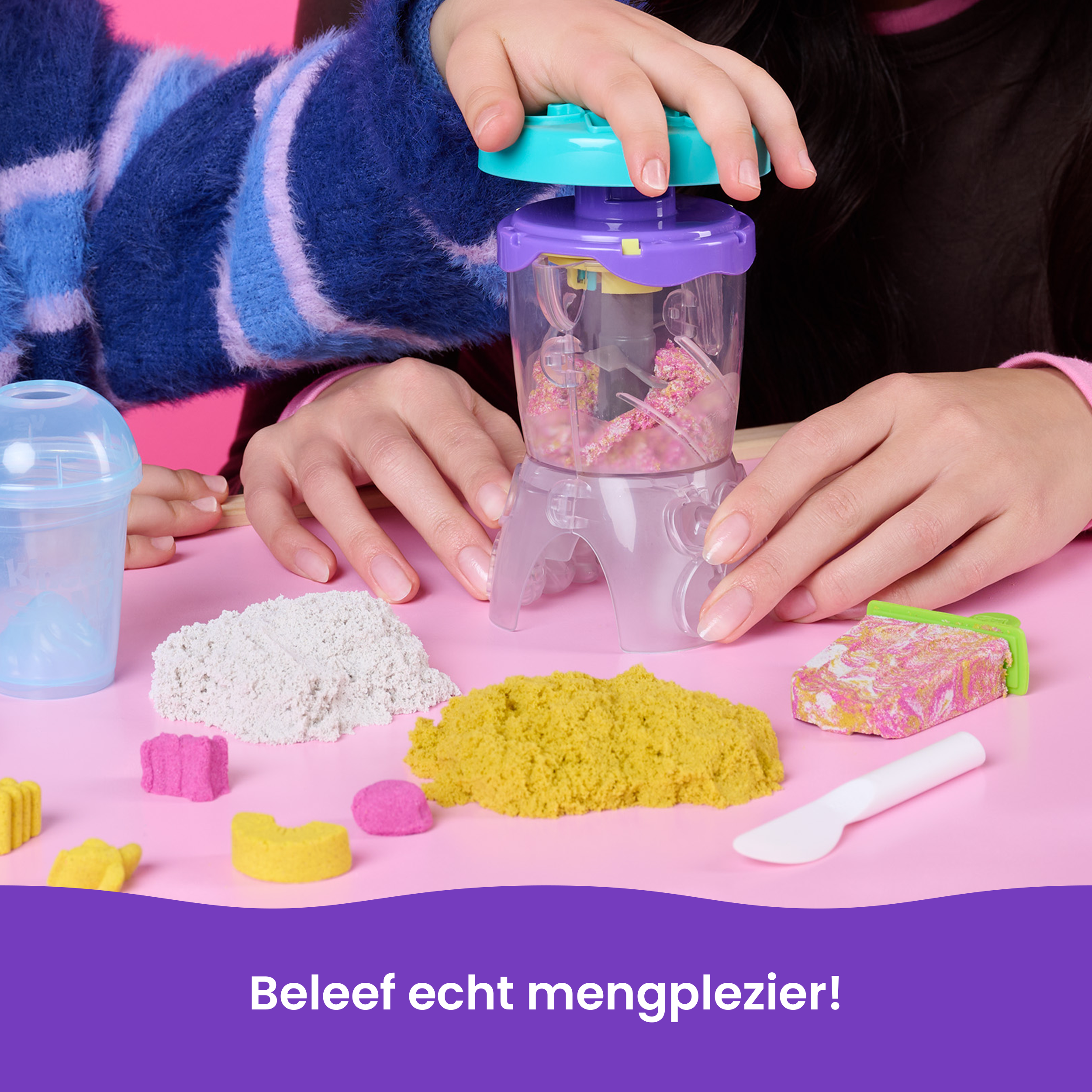 Kinetic Sand - Smoothie Mixer Spielset, Spielsand