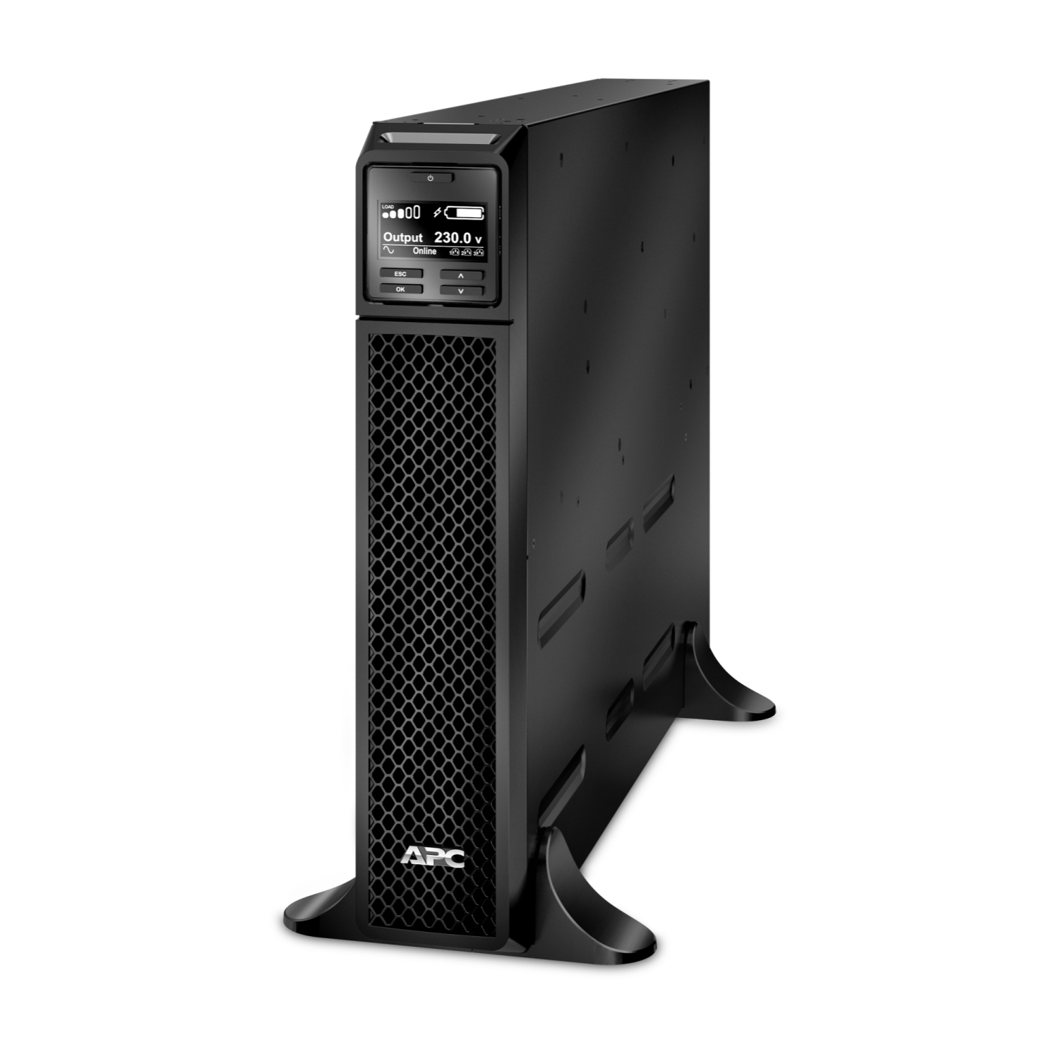 APC Smart-UPS SRT 1000VA UPS rack-mountable / external AC 230V 1000Watt 1000VA RS-232 USB output connectors 6 PFC Black