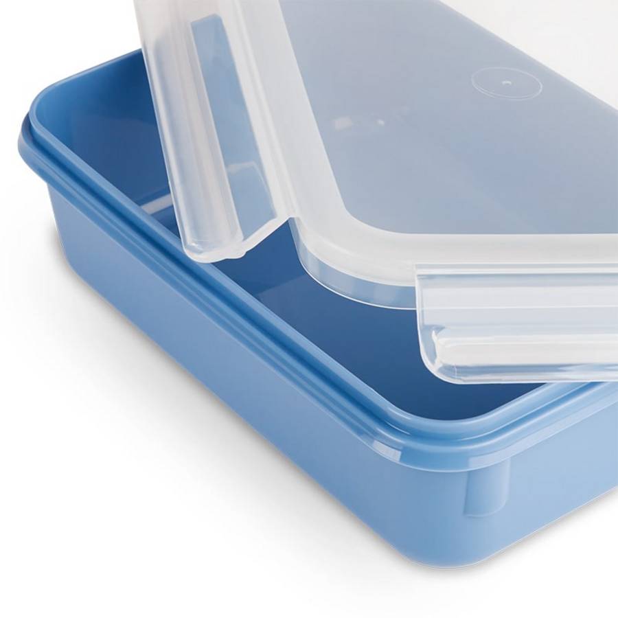 emsa Frischhaltedosen-Set CLIP & CLOSE blau 0,2/0,55/0,8/2,2 l, 1 Set