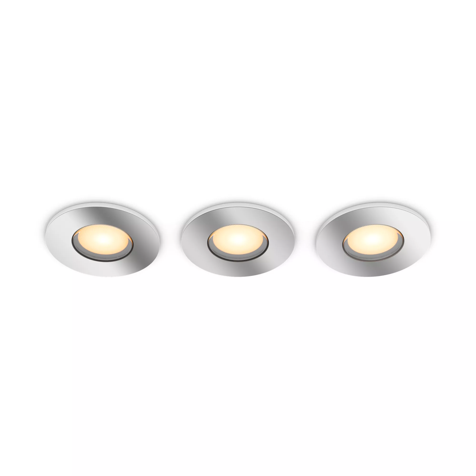 White Ambiance Adore Bathroom Einbau- und Einlege-Downlight (3er-Pack), LED-Leuchte