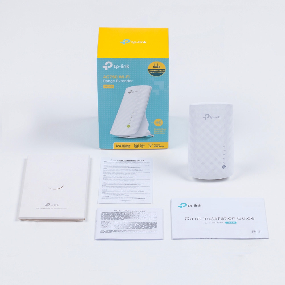 tp-link RE200 AC750 WLAN-Repeater, 1 St.
