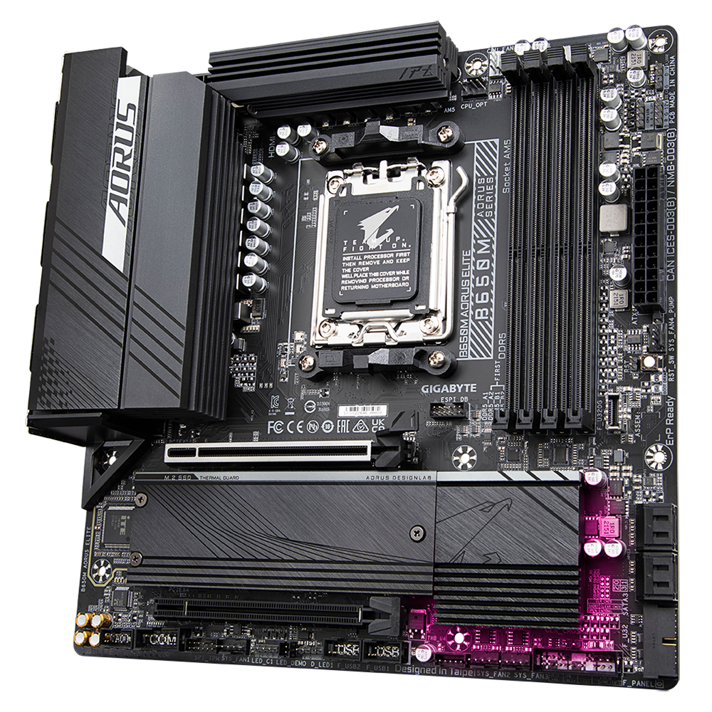 B650M AORUS ELITE, Mainboard