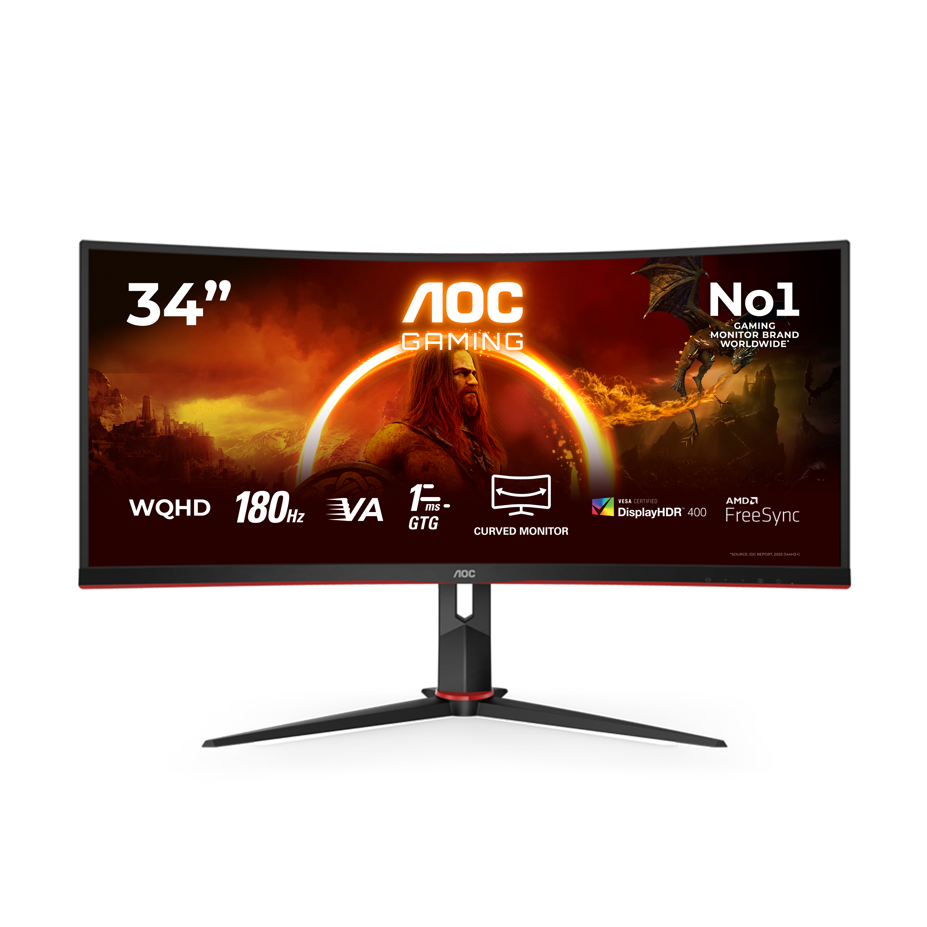 CU34G2XP/BK, Gaming-Monitor