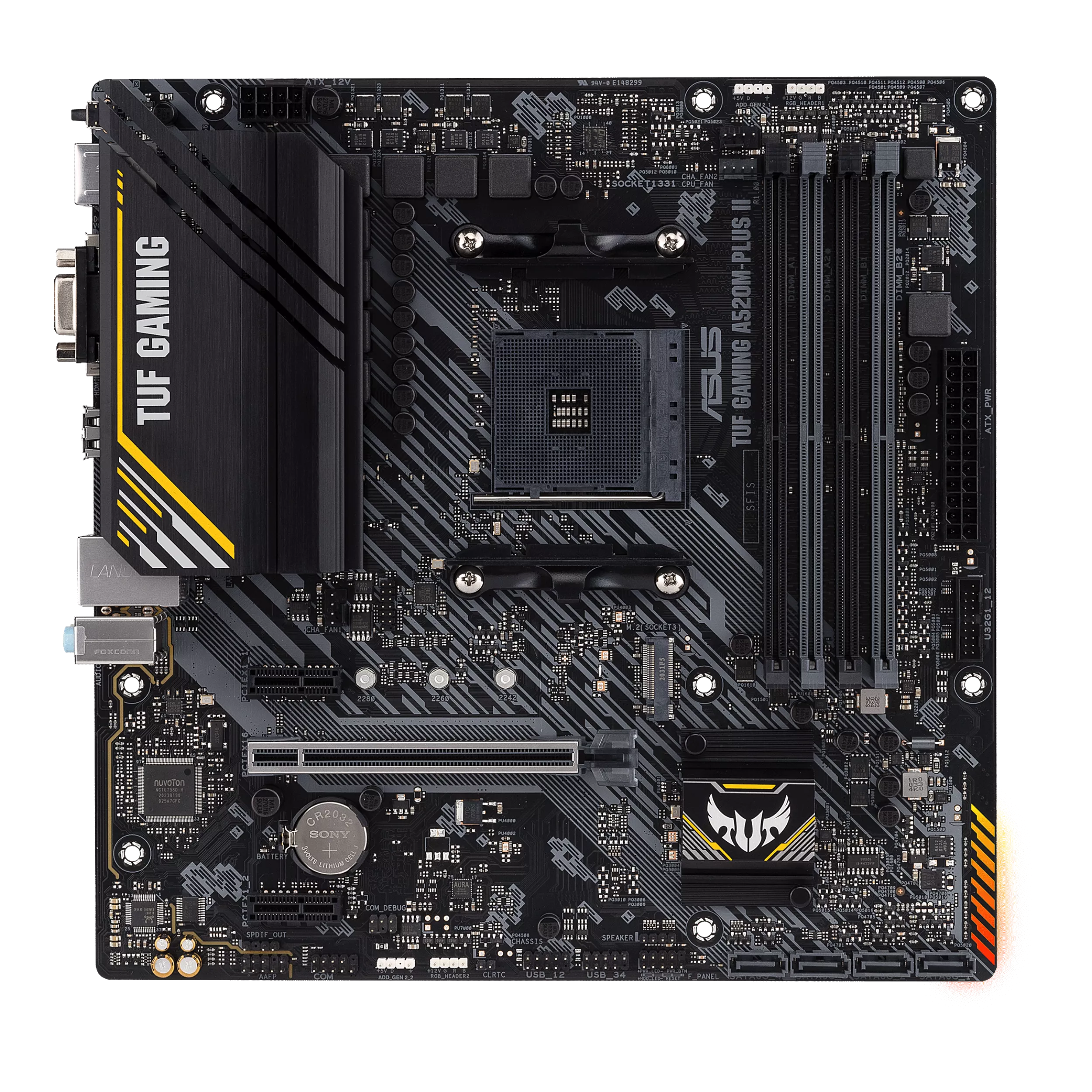 ASUS TUF GAMING A520M-PLUS II AMD A520 microATX 4DDR4