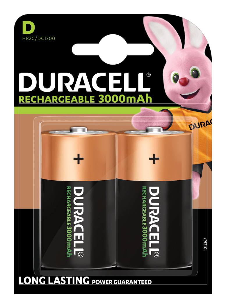 Duracell Akku Rechargeable Mono - D 3000mAh 2St.