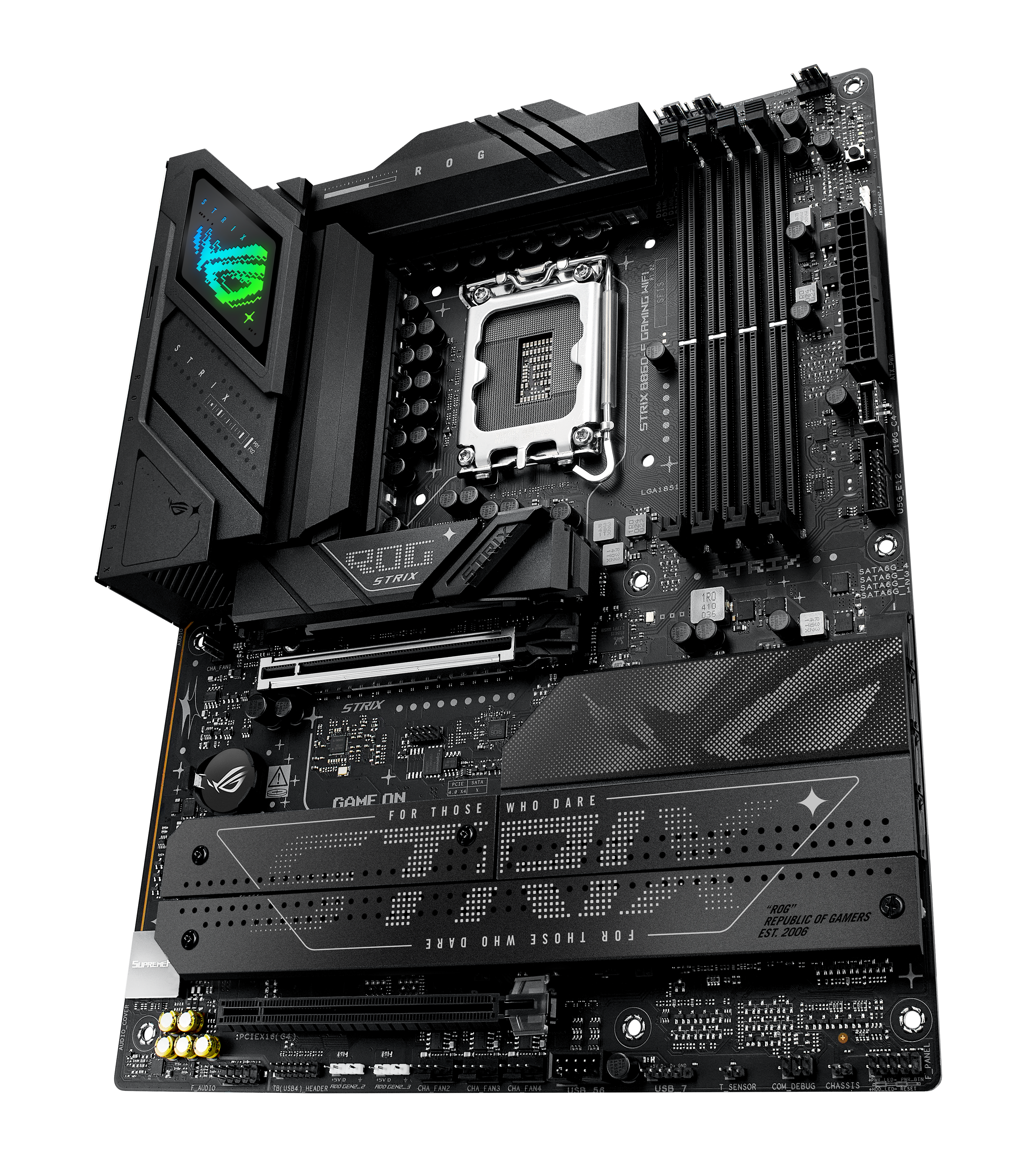 ASUS ROG STRIX B860-F GAMING WIFI LGA1851 DDR5 ATX MB 1xHDMI 1xDP 4xM.2 4xSATA