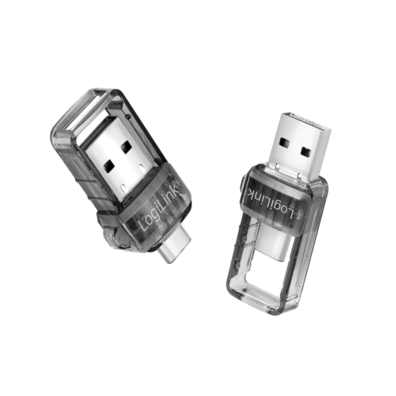 Logilink Bluetooth 5.0 Adapter, USB 3.2, USB-A und USB-C