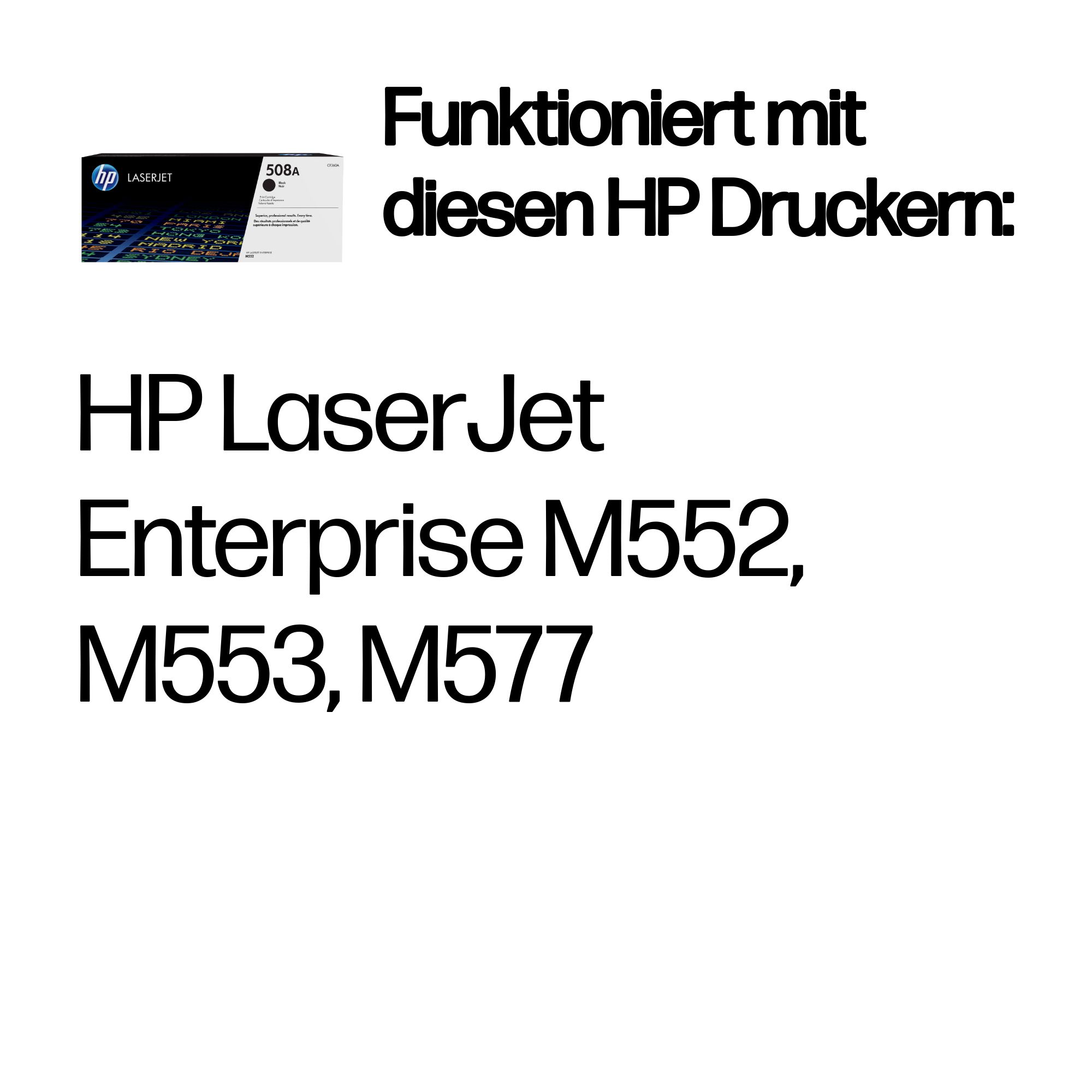 HP 508A Schwarz LaserJet Tonerpatrone