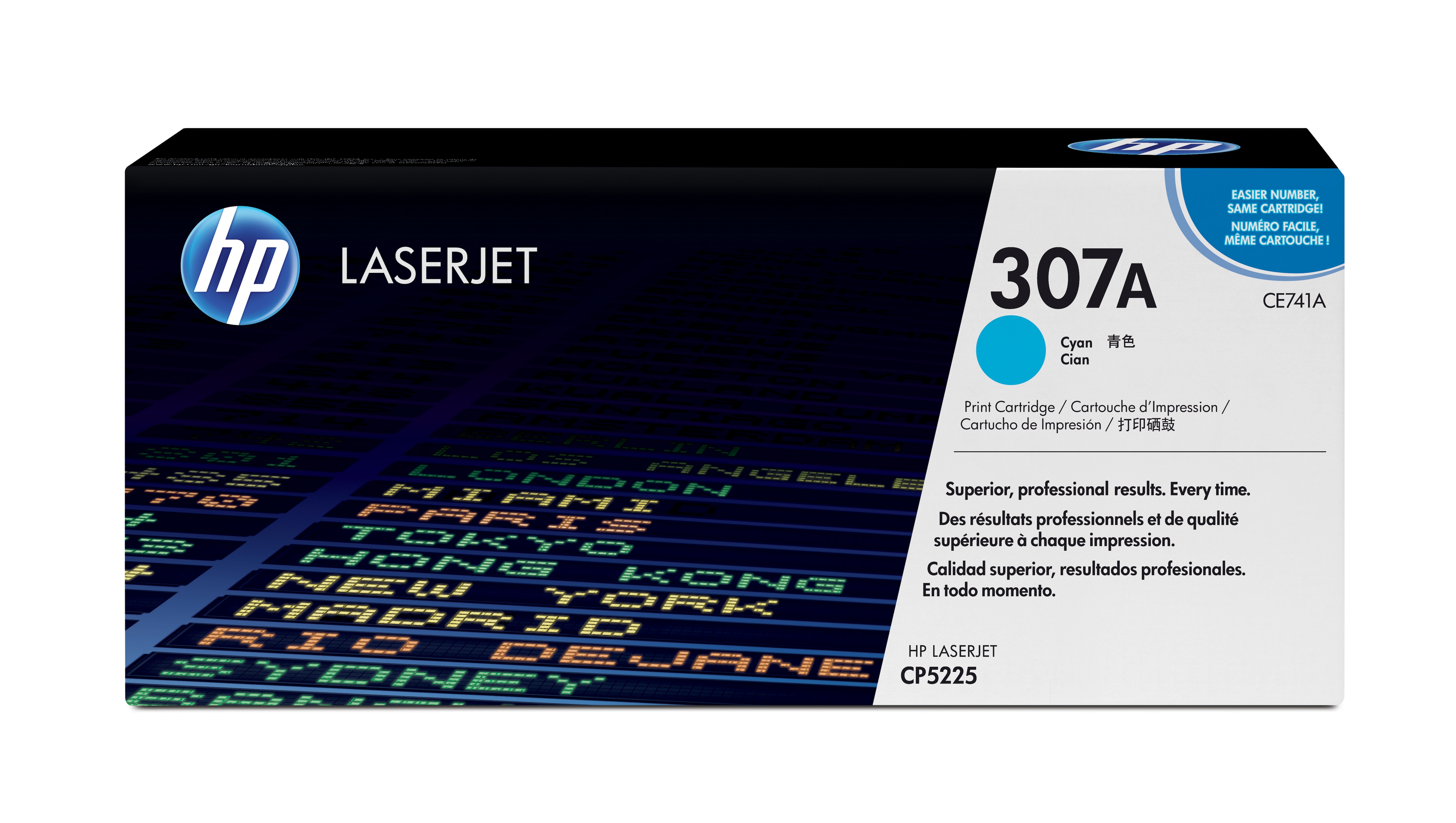 HP 307A Cyan LaserJet Tonerpatrone