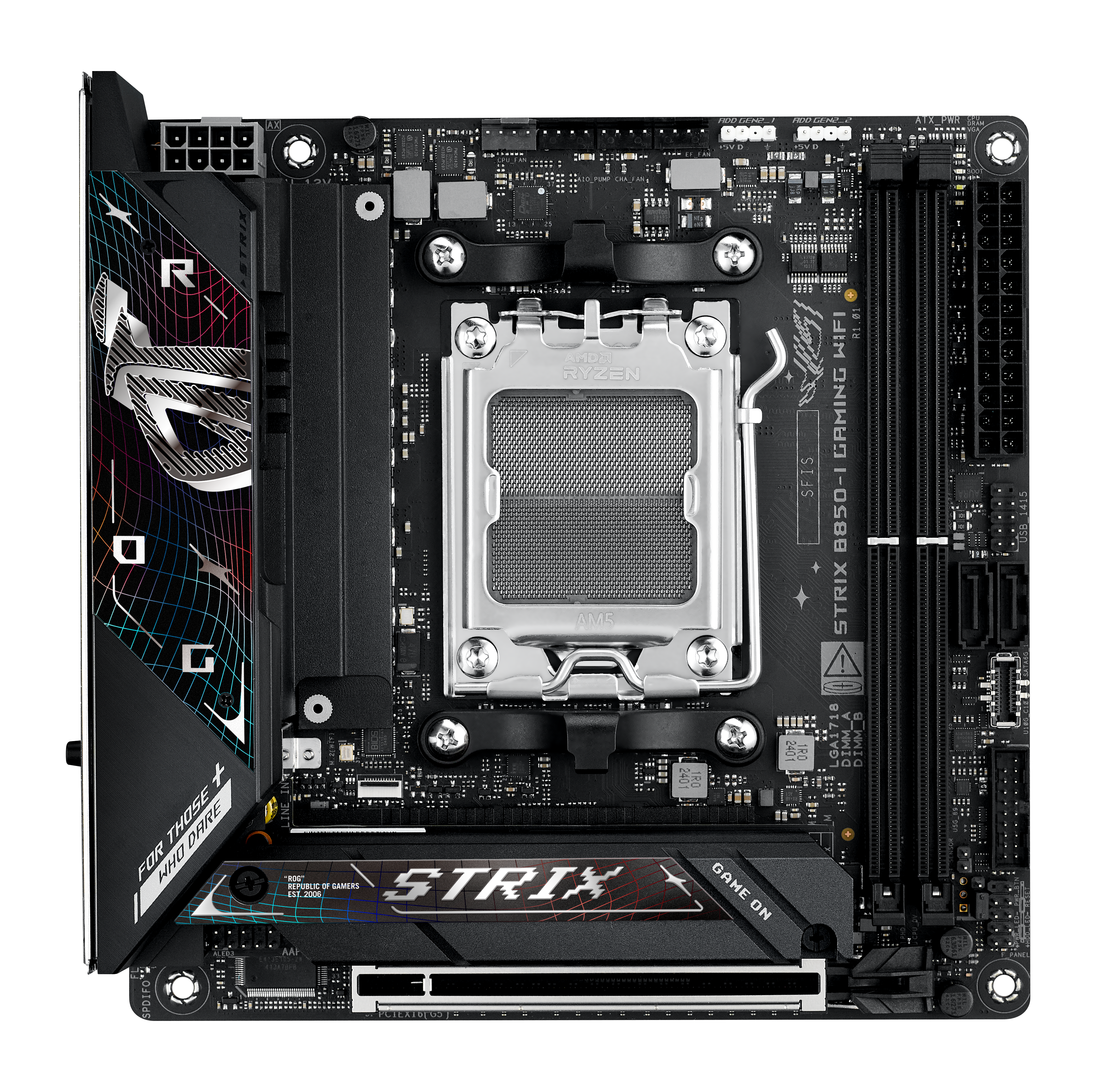 ASUS ROG STRIX B850-I GAMING WIFI AM5 DDR5 ATX MB 1xHDMI 2xM.2 2xSATA