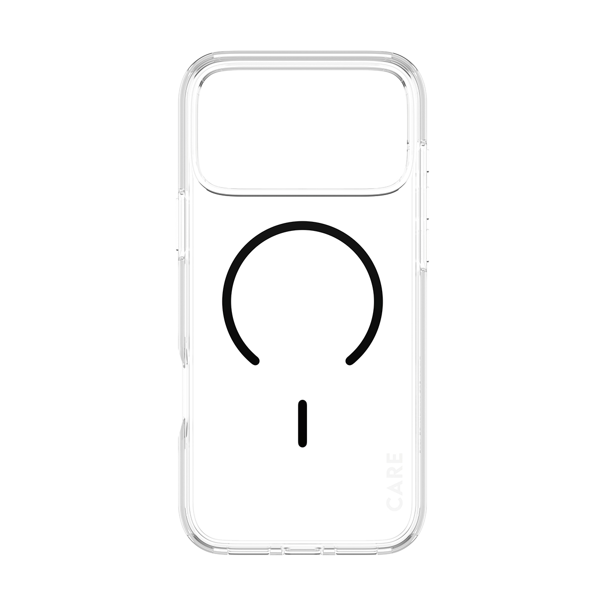 CARE BY FLAGSHIP CASE TRANSPARE EXPLORER W. BLACK MAGSAFE IPHONE