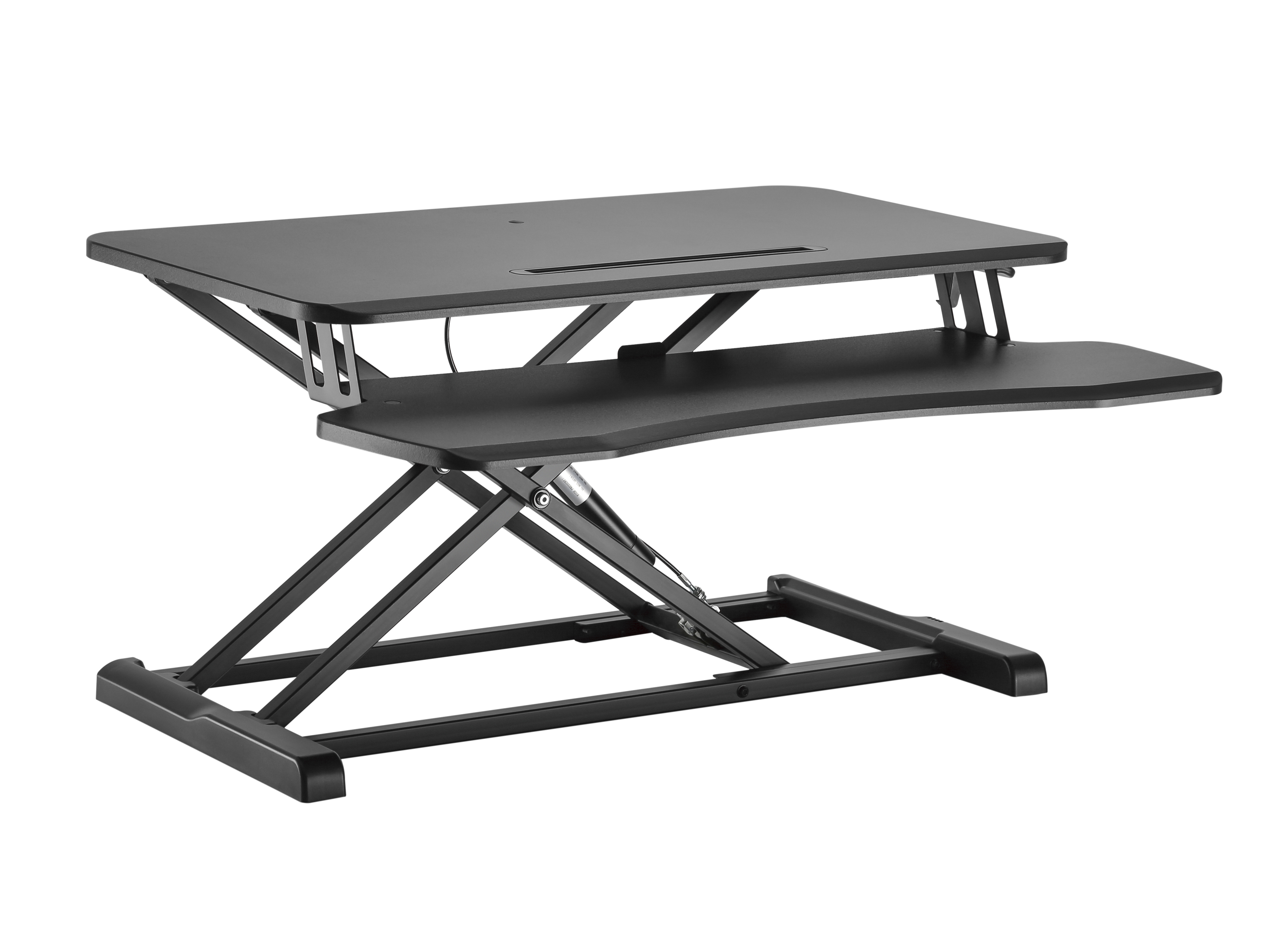 Equip Monitortisch mit Sitz-Stehbankerhöhung 15Kg sw