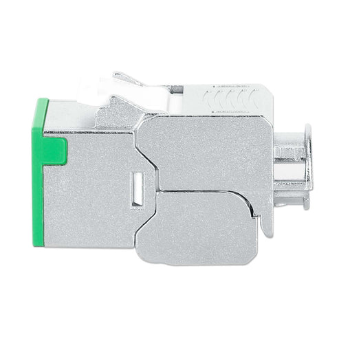 INTELLINET Cat6a 10G STP Keystone-Modul grün