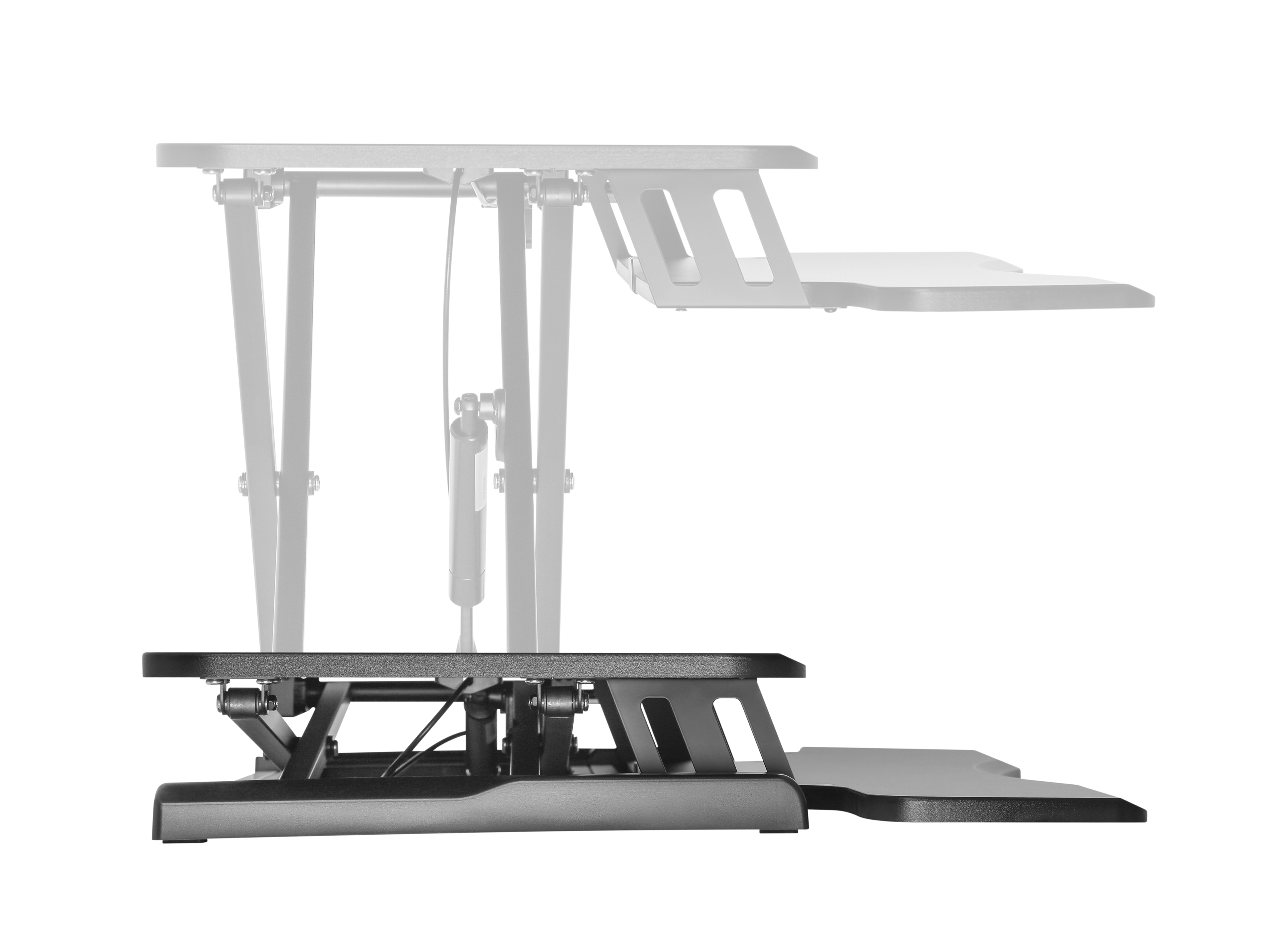 Equip Monitortisch mit Sitz-Stehbankerhöhung 15Kg sw