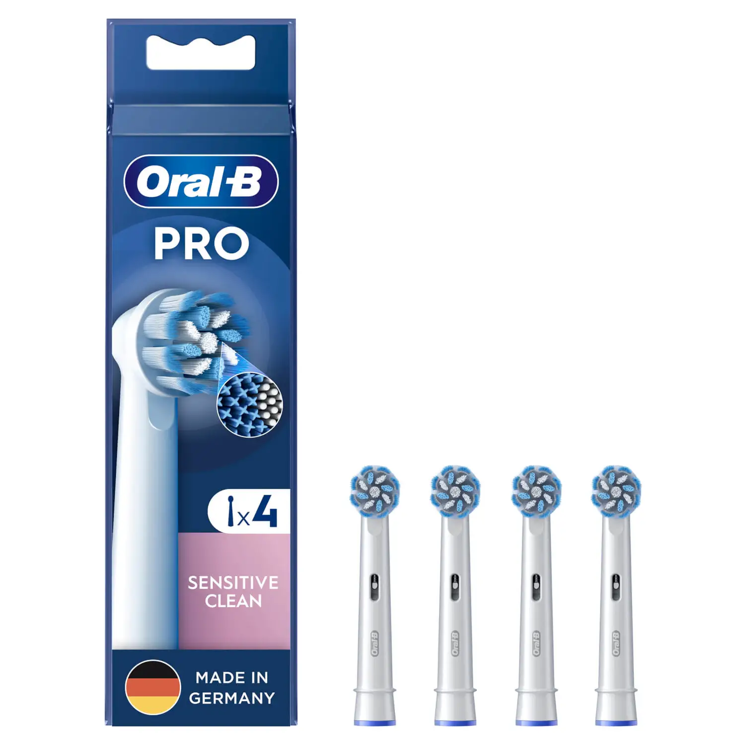 Oral-B Pro Sensitive Clean 4er, Aufsteckbürste