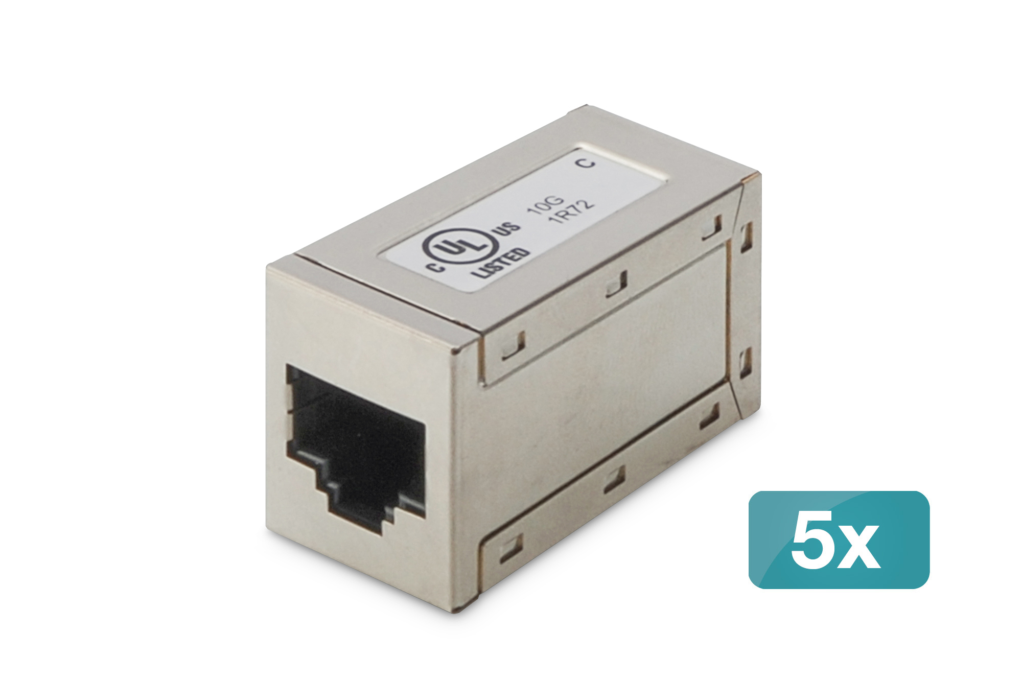 DIGITUS modulare Kupplung, CAT 6, geschirmt - 5 Stk.