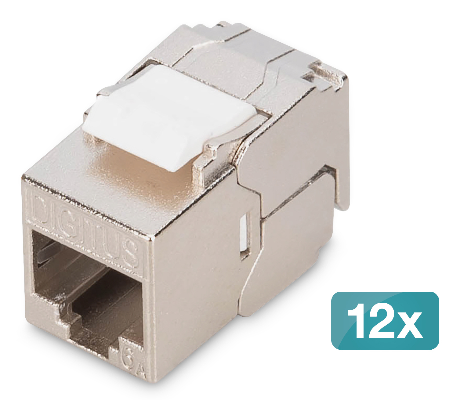 DIGITUS Keystone Cat6A geschirmt 12 Stk. werkzeugfr