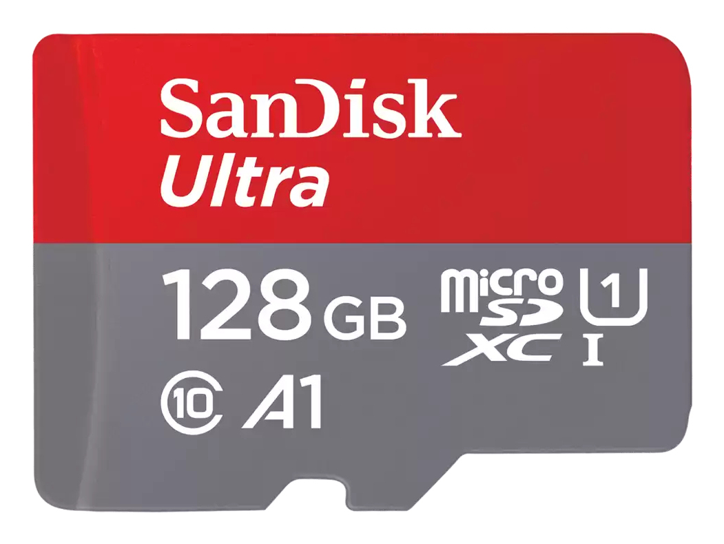 SD MicroSD Card 128GB SanDisk Ultra Class 10 inkl. Adapter