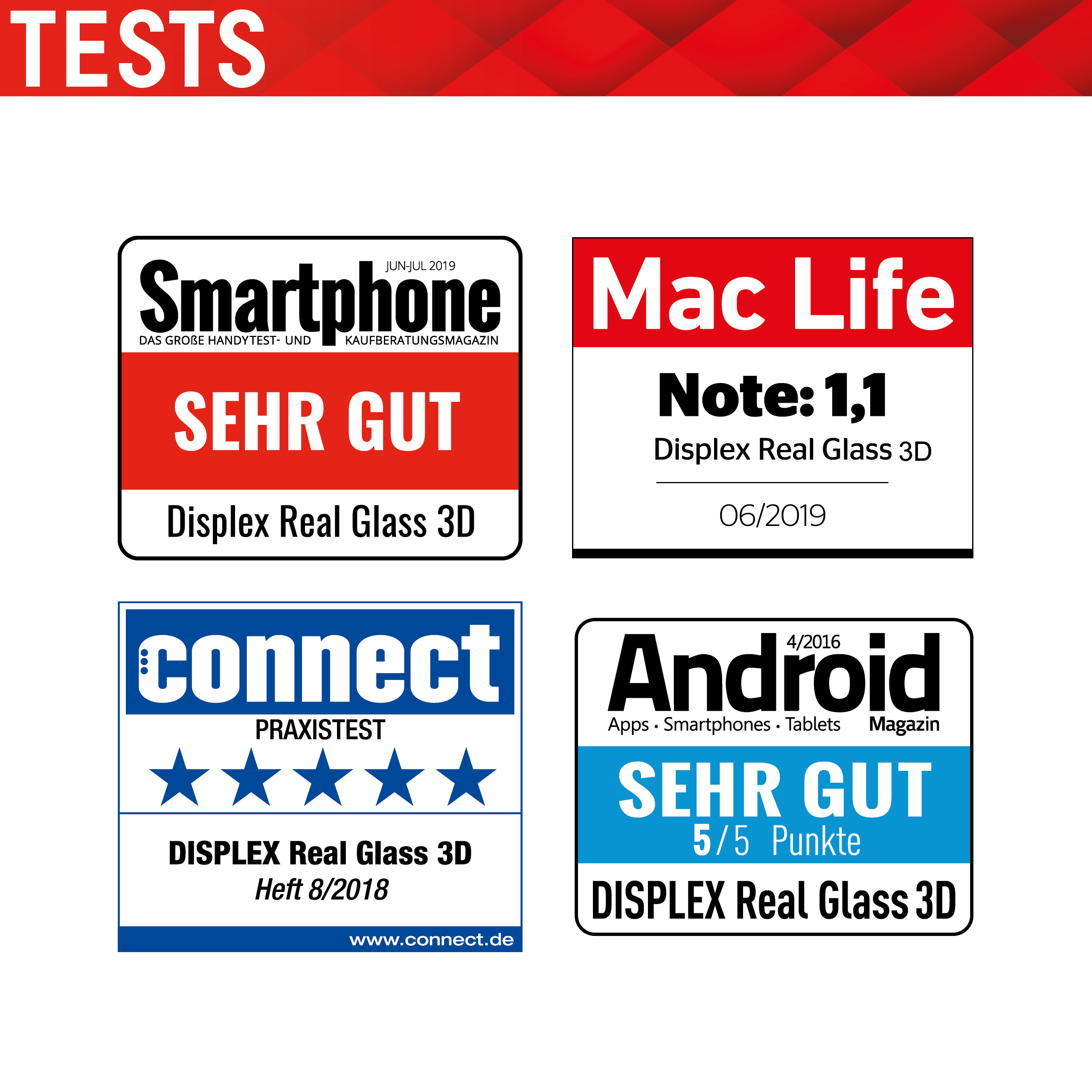 DISPLEX Real Glass 3D iPhone 6/7/8/SE 2.Gen/SE 2022