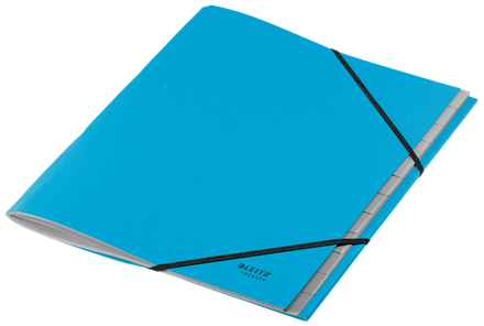 LEITZ Ordnungsmappe recycle 3915 12 Fächer blau, 1 St.