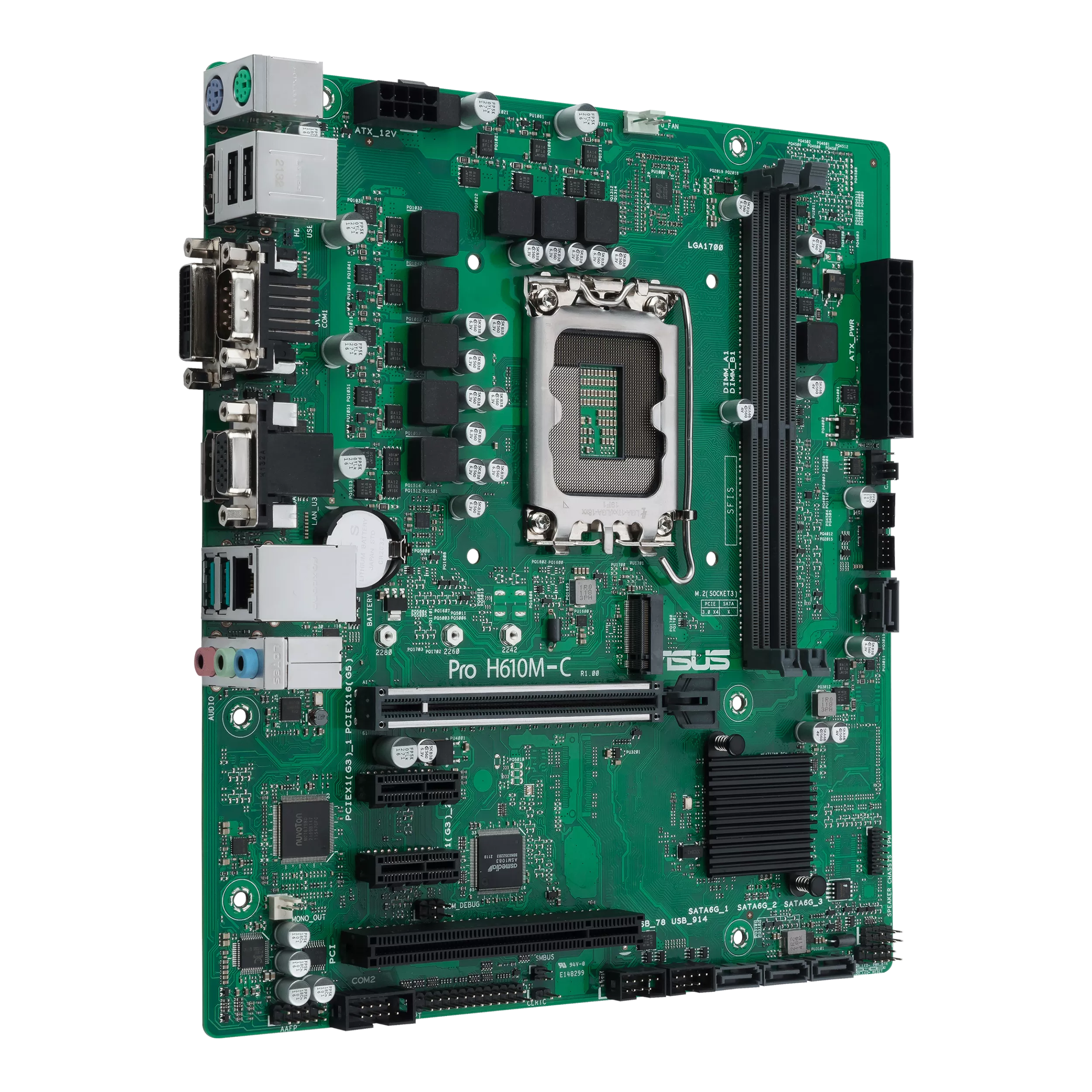 ASUS PRO H610M-C-CSM (INTEL,1700,DDR5,mATX)