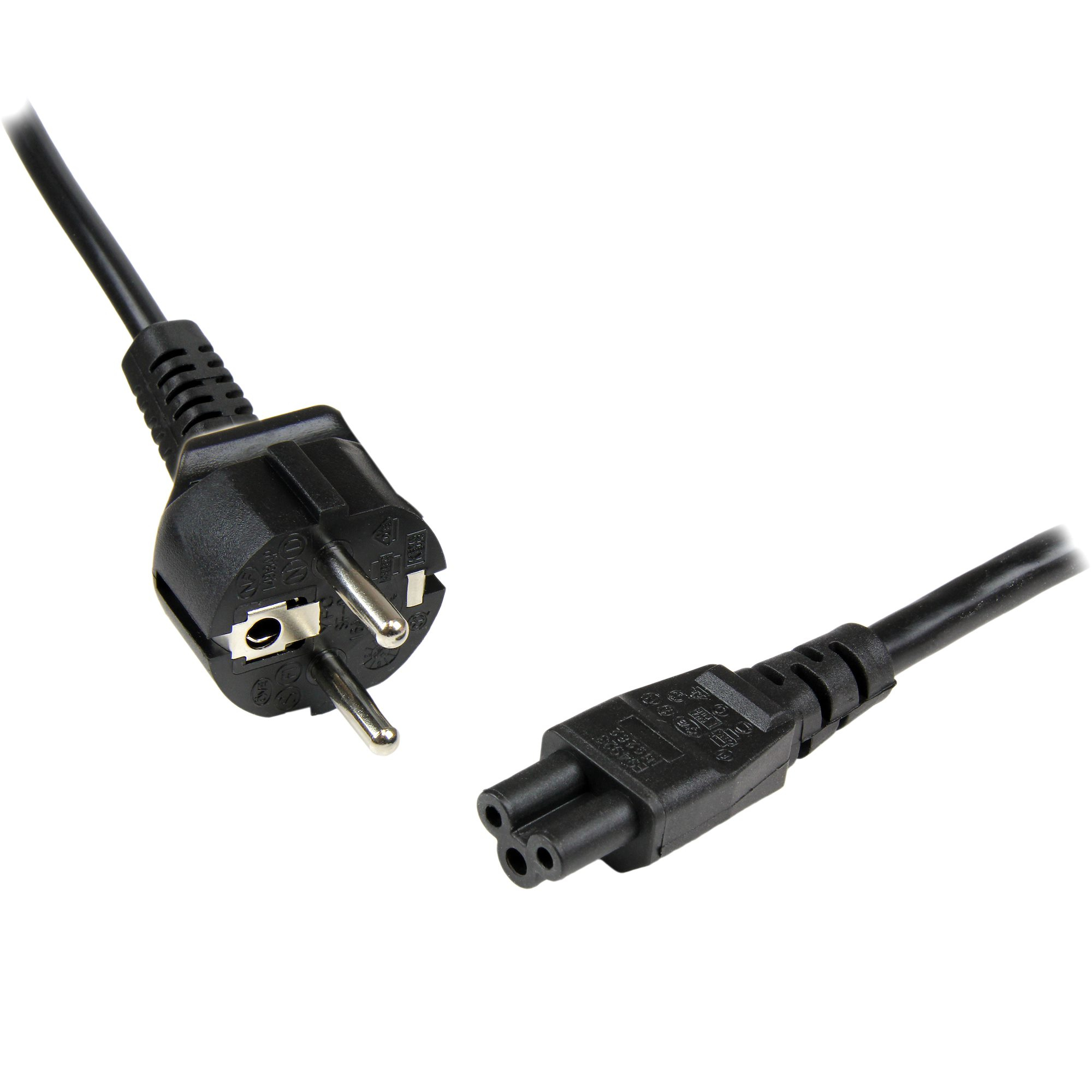 2M EU 3PRONG LAPTOP POWER CORD .