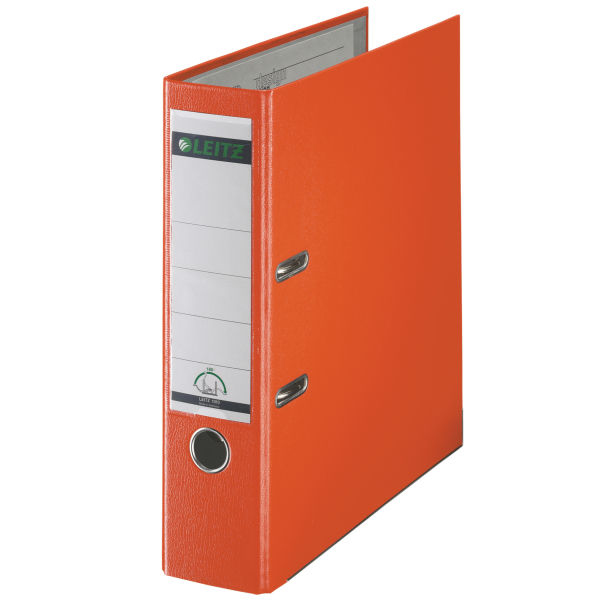 LEITZ 1010 Ordner orange Kunststoff 8,0 cm DIN A4, 1 St.