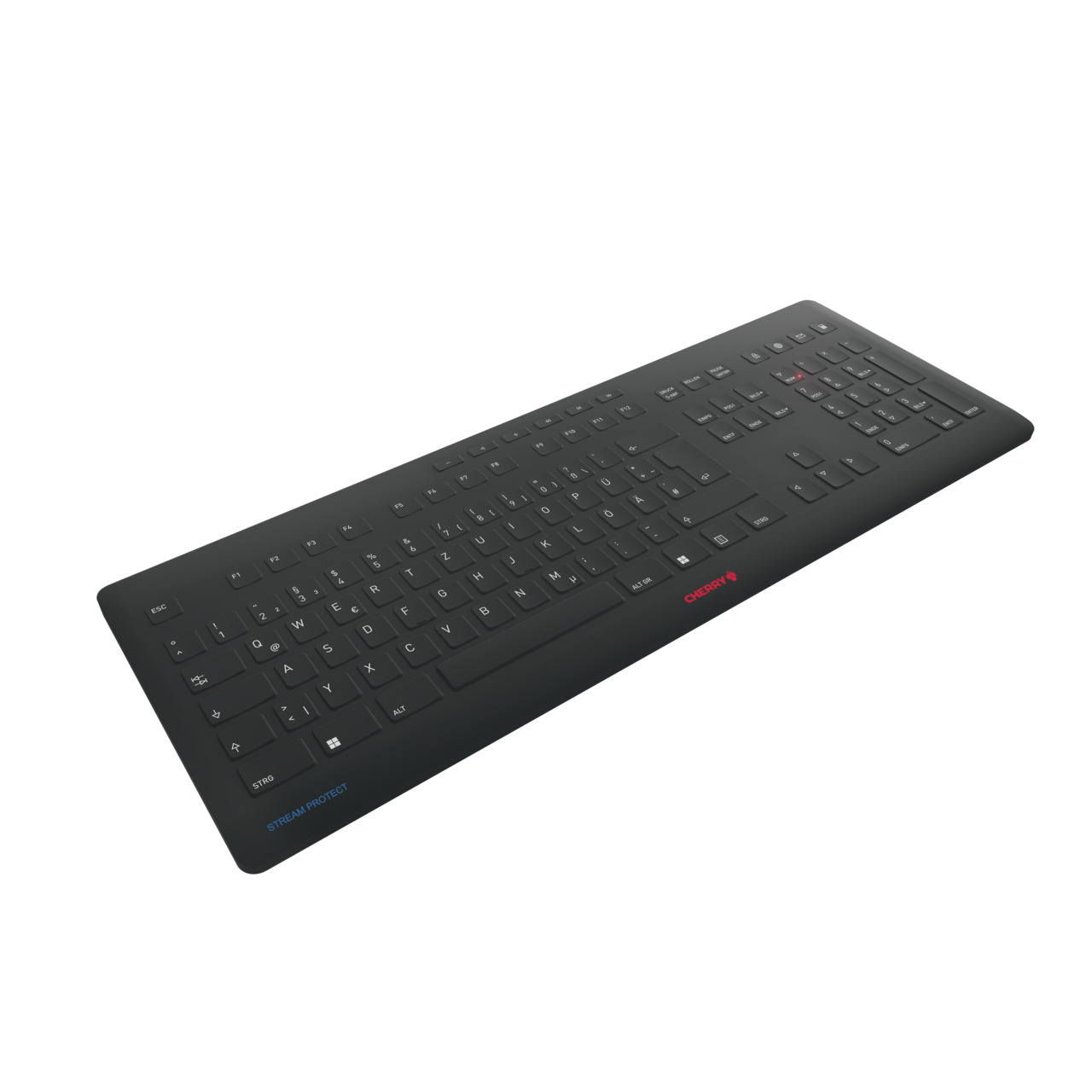 CHERRY STREAM PROTECT Tastatur kabellos schwarz