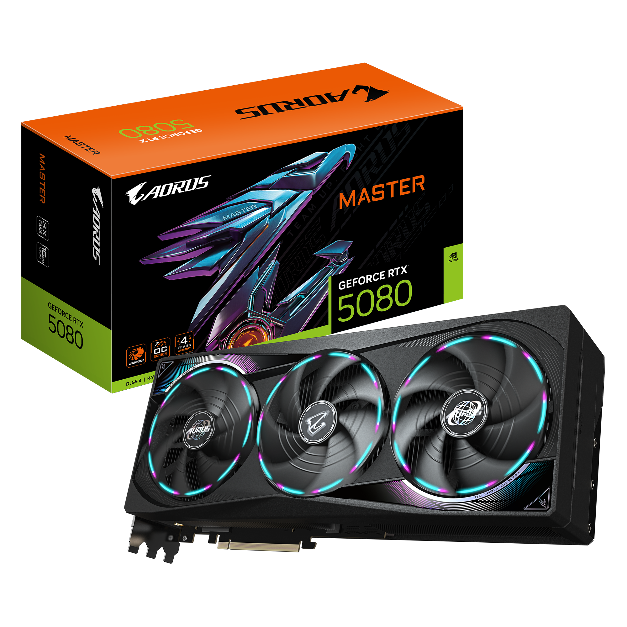 GIGABYTE AORUS GeForce RTX 5080 MASTER 16GB